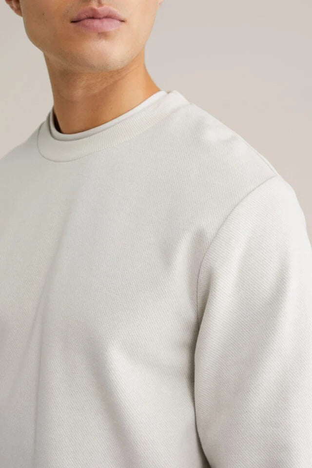 Men’s Regular Fit Cotton Blend Crew Neck Jumper