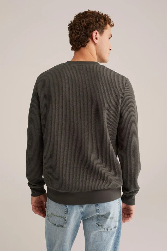 Men’s Regular Fit Textured Knit Jumper