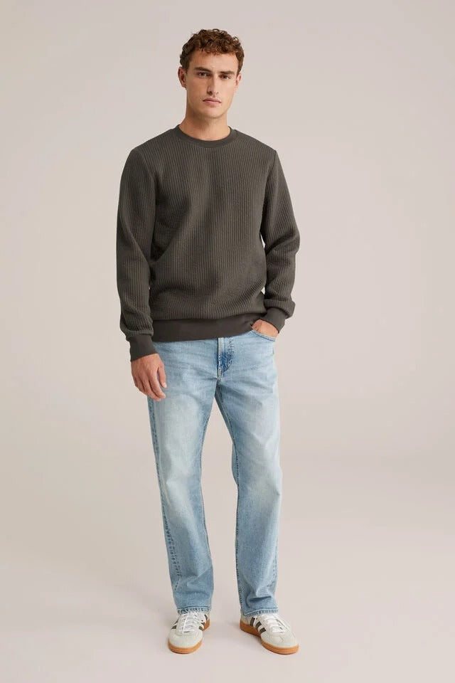 Men’s Regular Fit Textured Knit Jumper