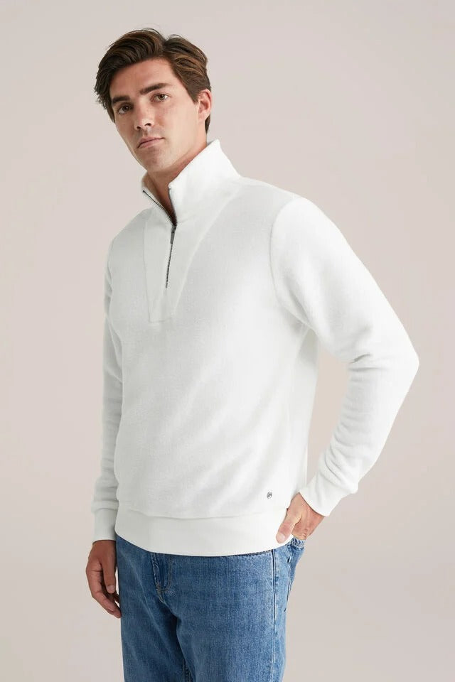 Men’s Regular Fit Half-Zip Collar Knit Jumper
