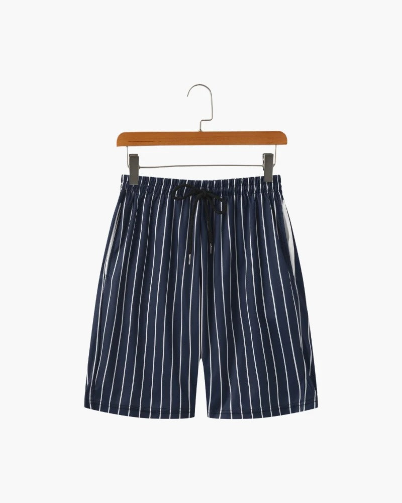 Men's Striped Swim Shorts