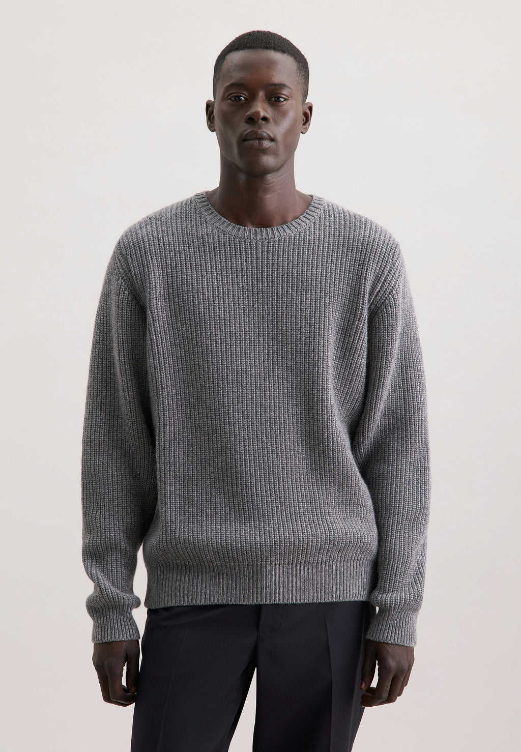 Rully Hawthorne Crew Knit Grey