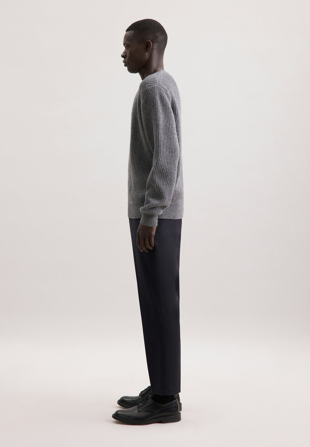 Rully Hawthorne Crew Knit Grey