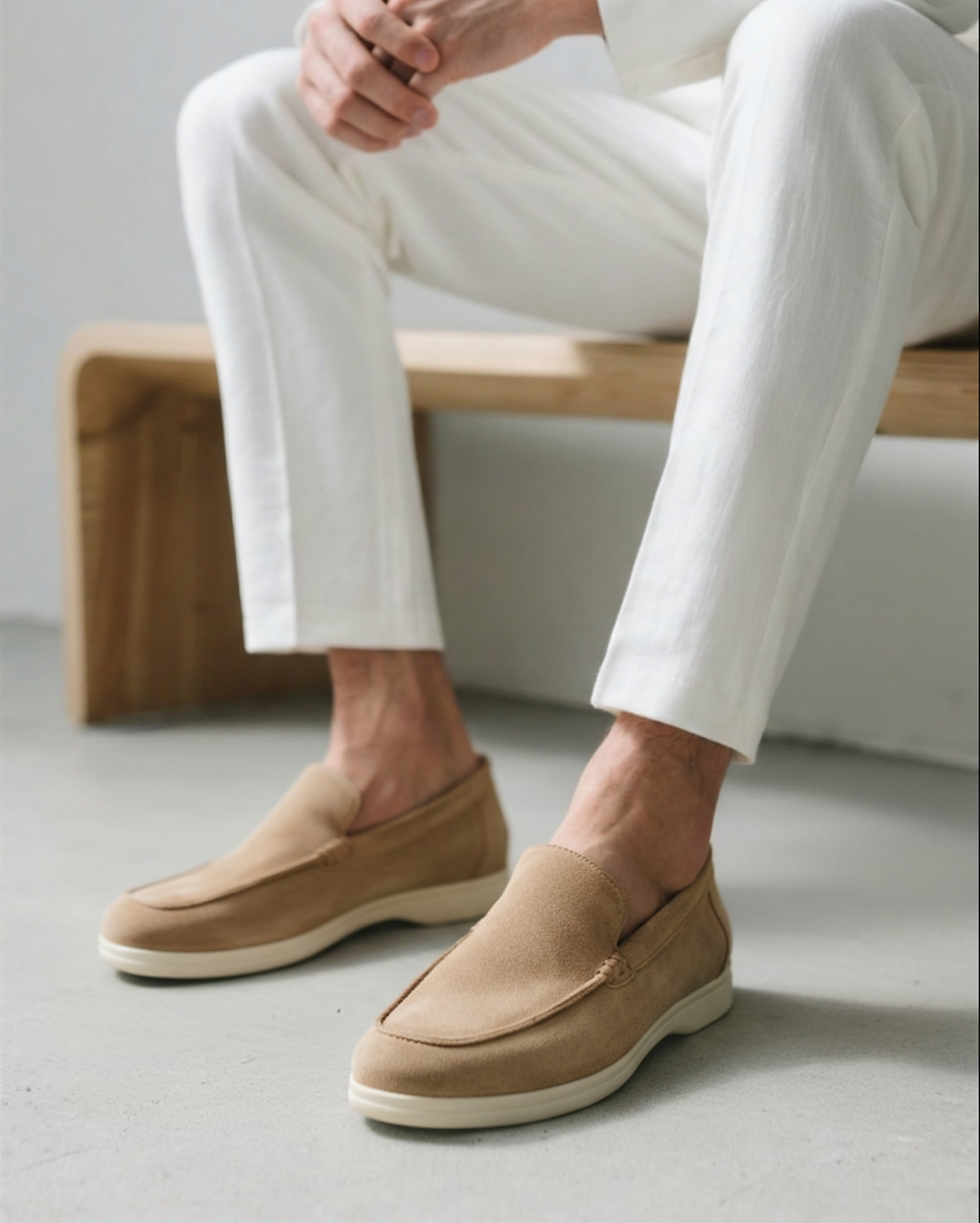 Men’s Old Money Suede Loafers