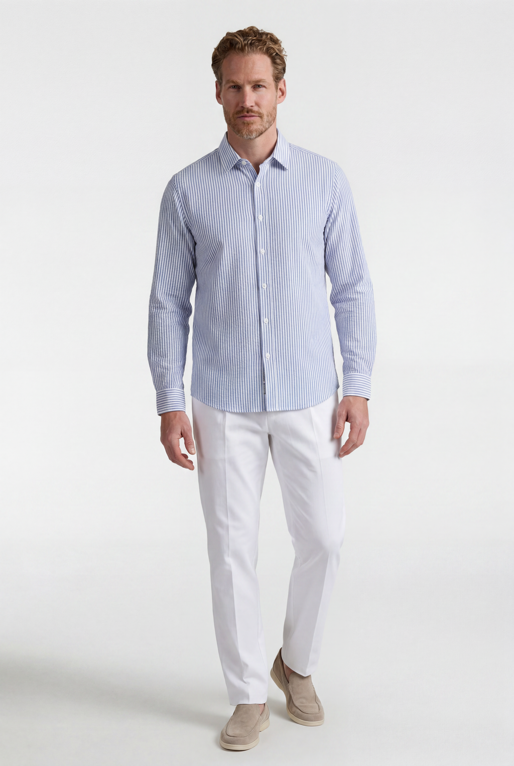 Men’s Pleated Tailored Trousers