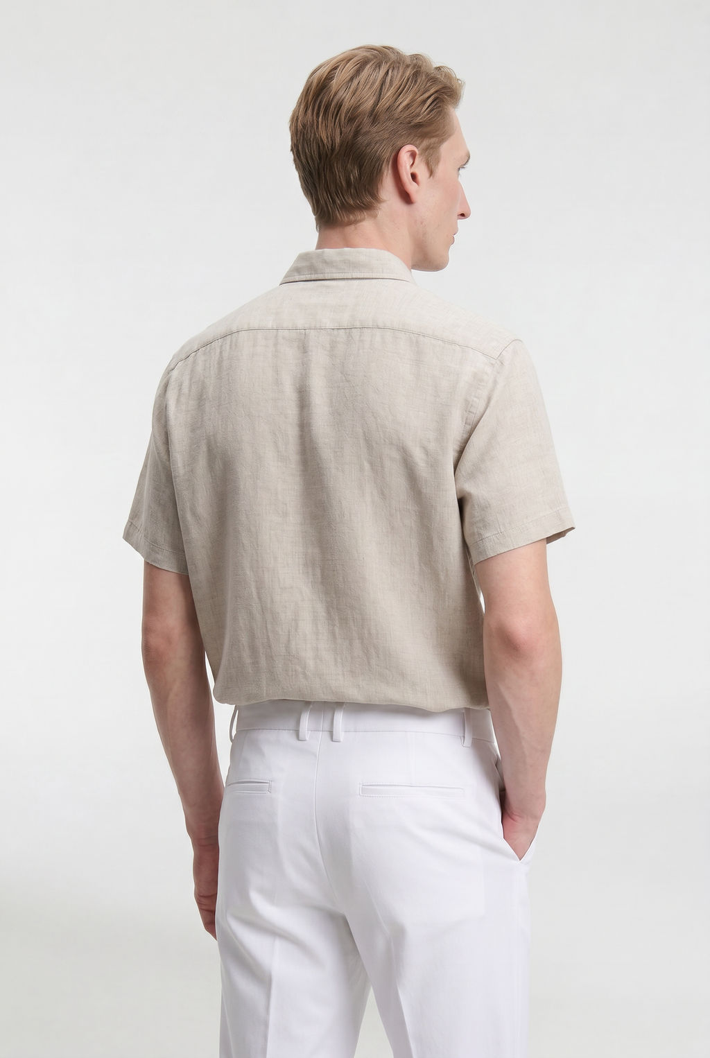 Men’s Short Sleeve Linen Shirt