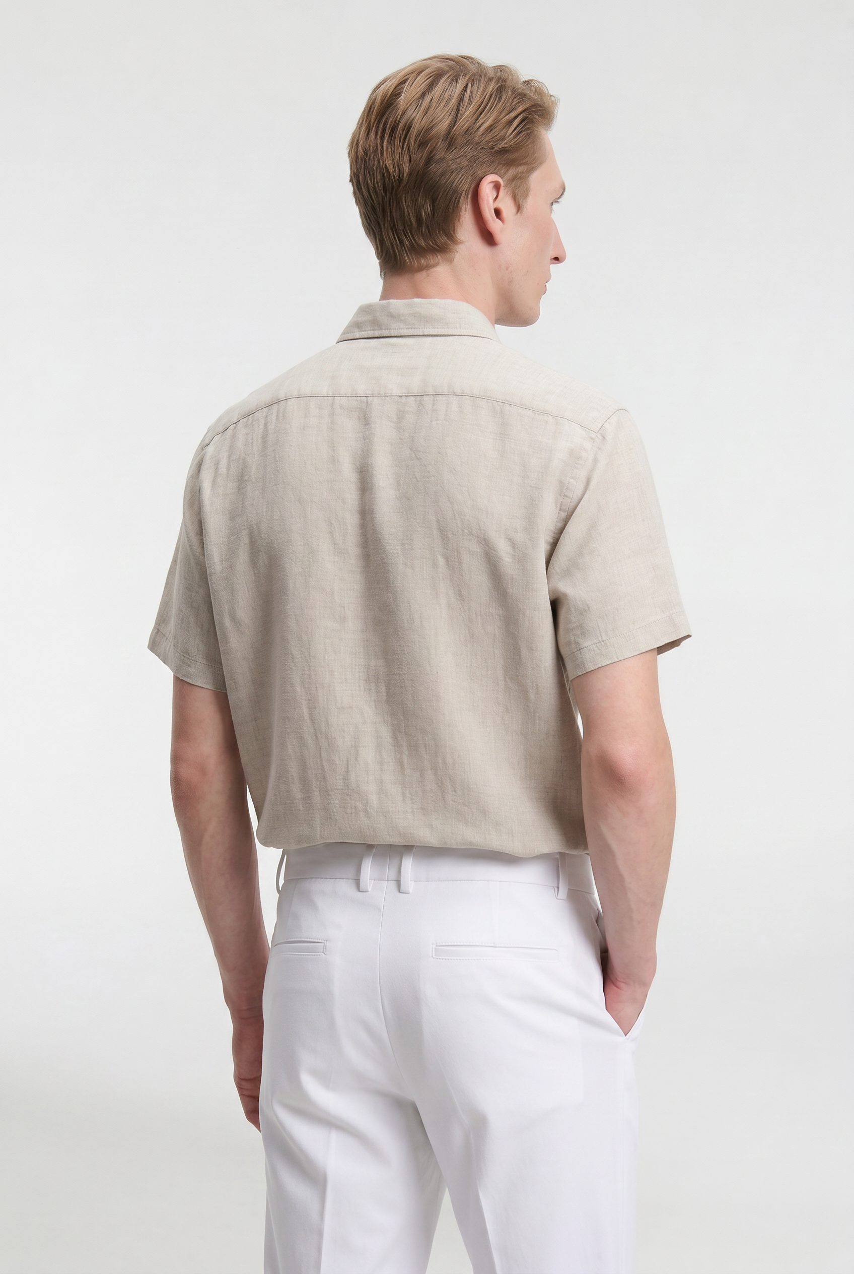 Men’s Short Sleeve Linen Shirt