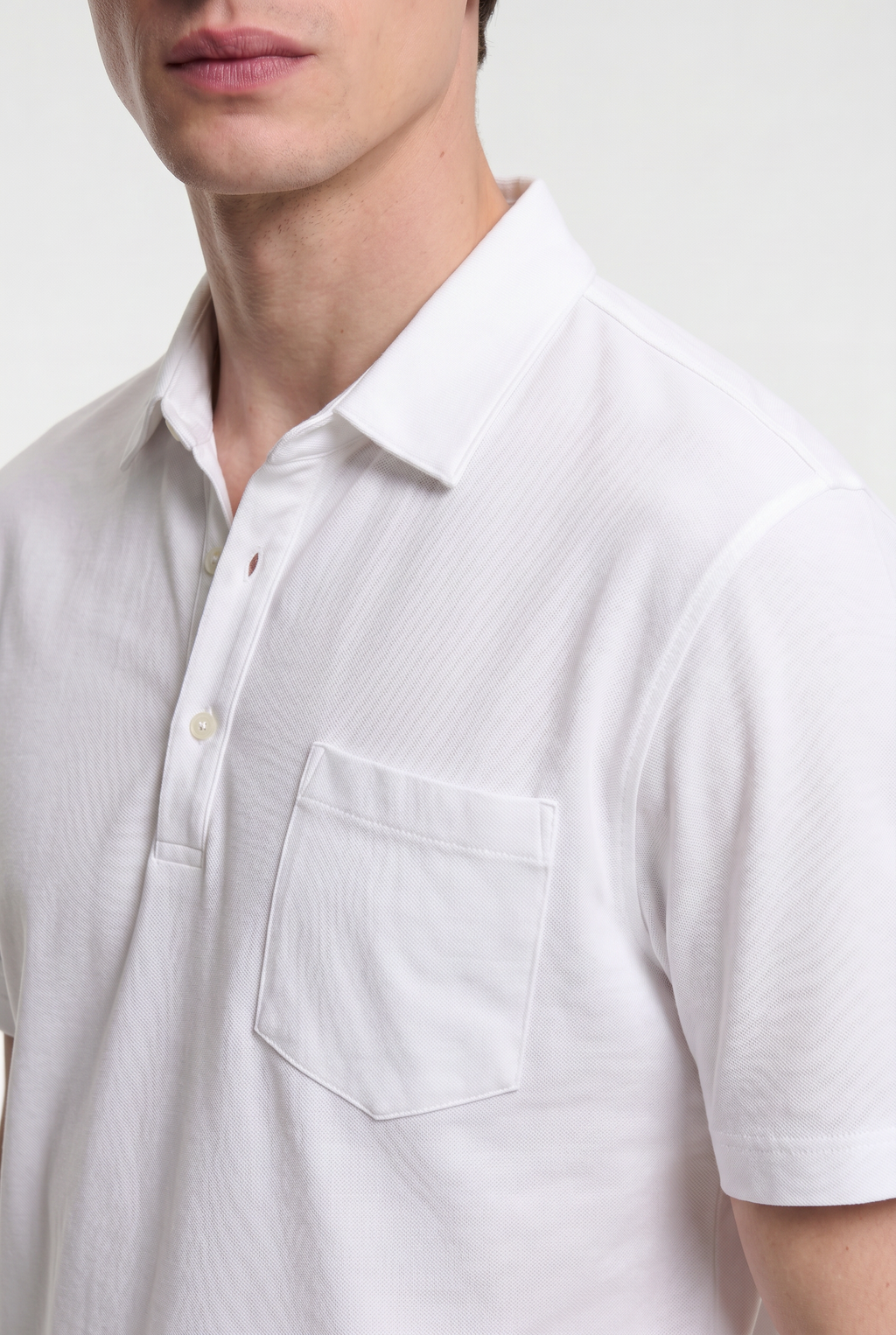 Men’s Linen Polo Shirt
