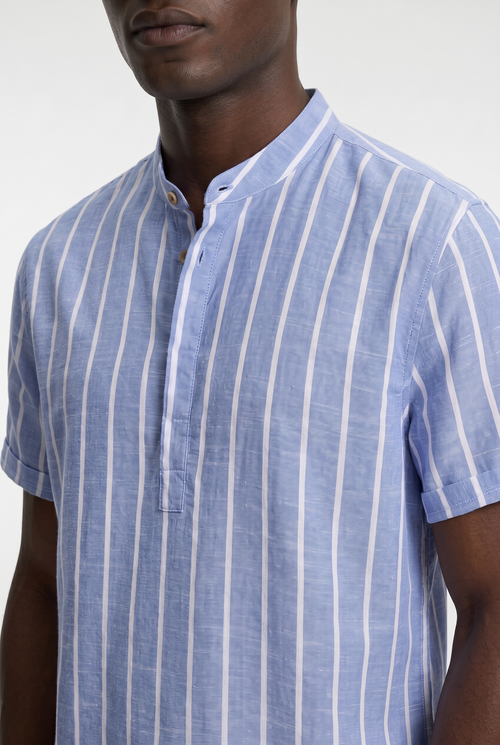 Men’s Striped Cotton Polo Shirt