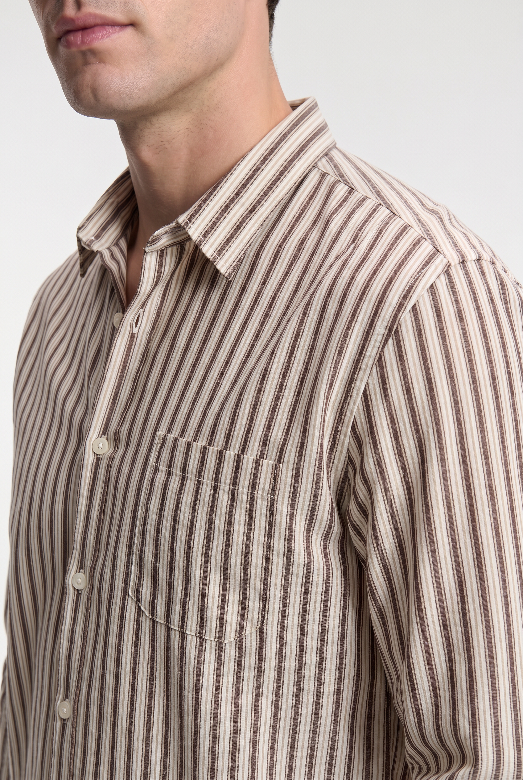 Men’s Striped Cotton Shirt