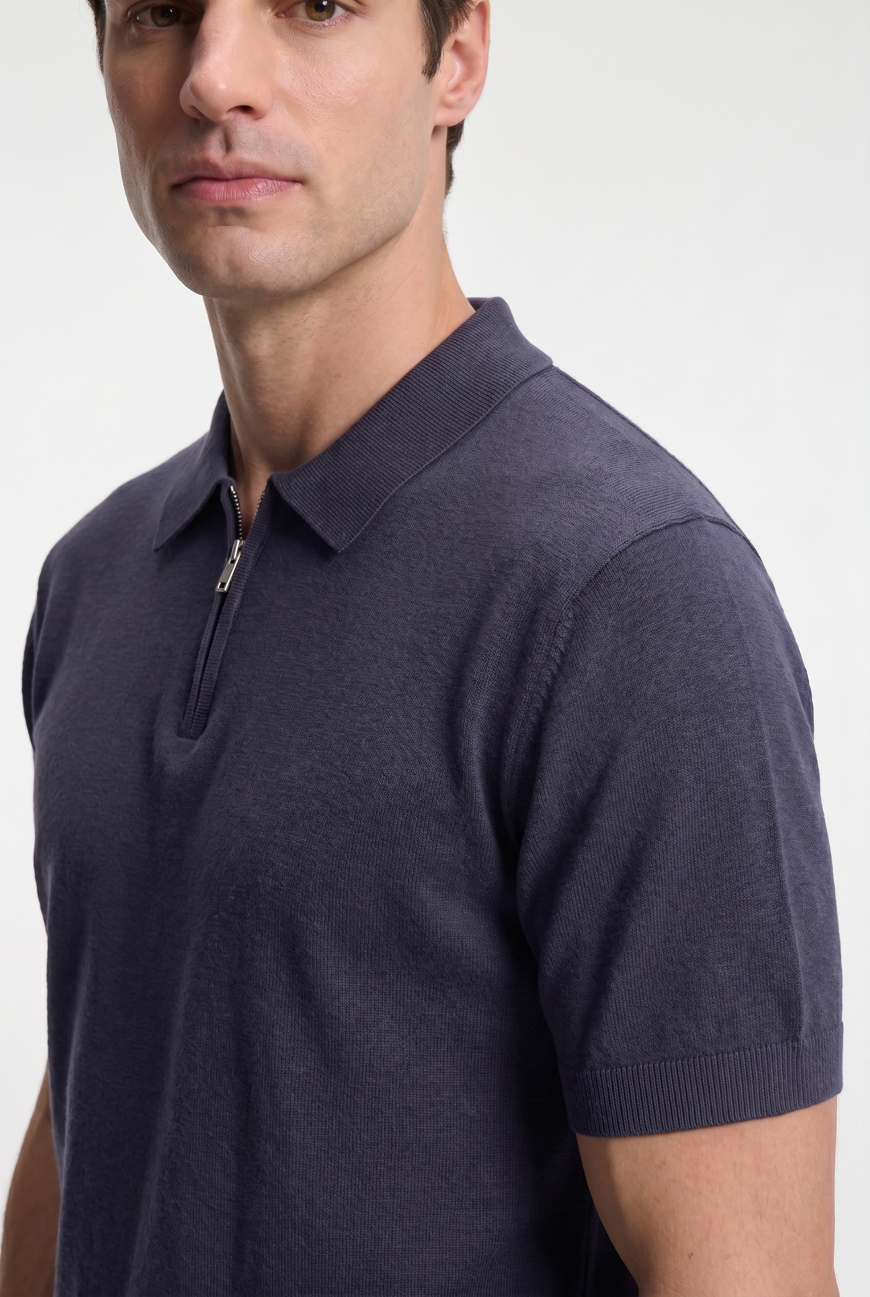 Men’s Zip Polo Shirt