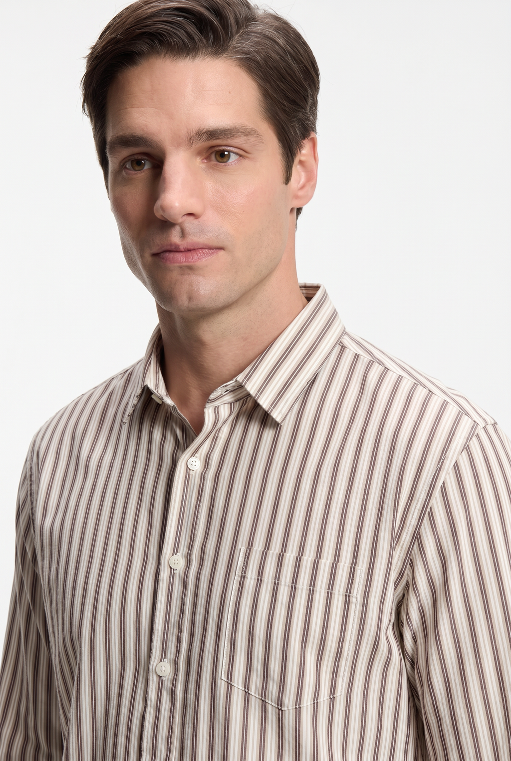 Men’s Striped Cotton Shirt