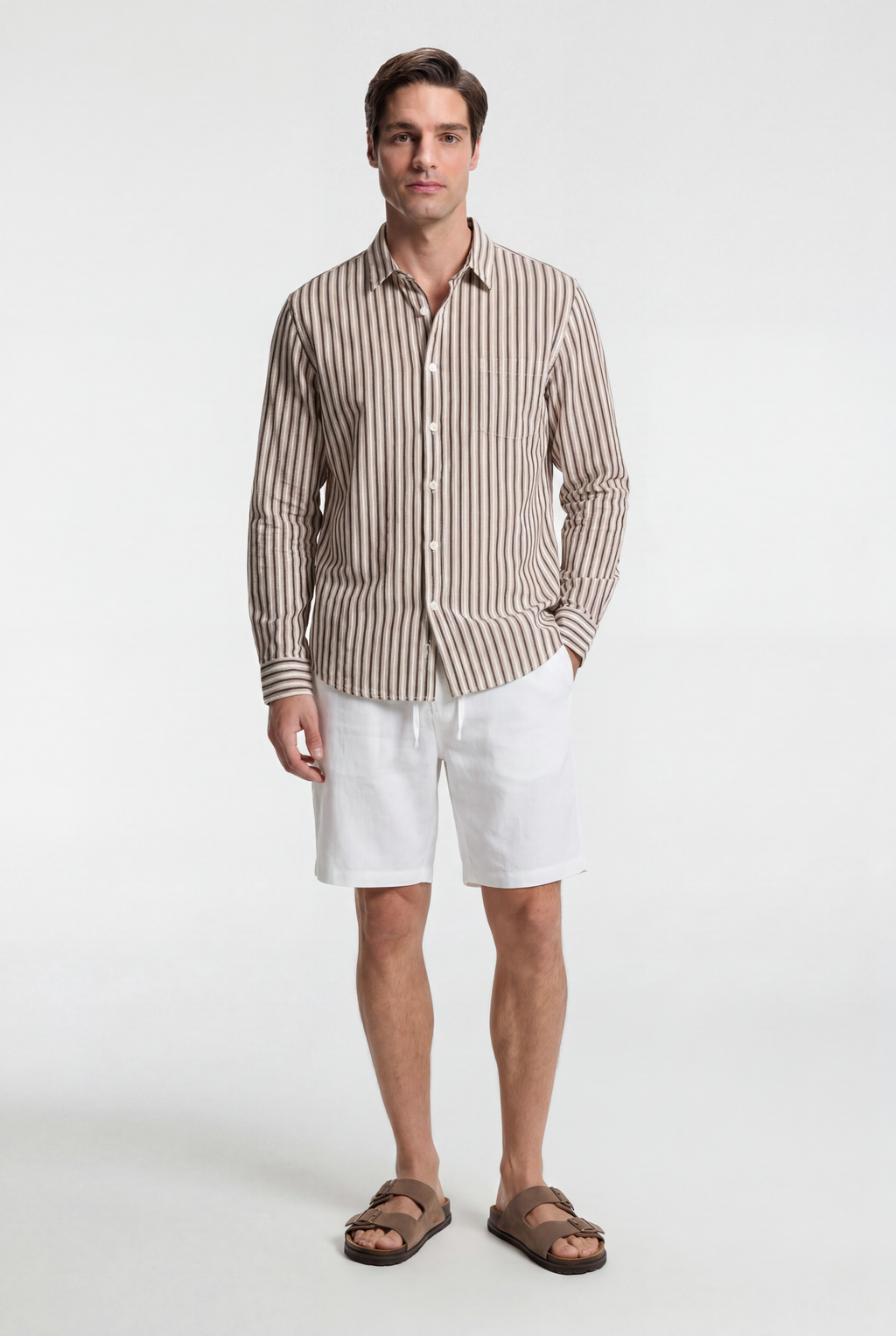 Men’s Striped Cotton Shirt