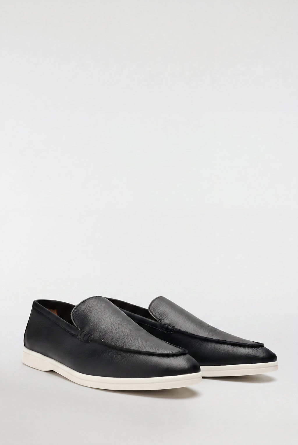 Men's Leather Apron Toe Loafers