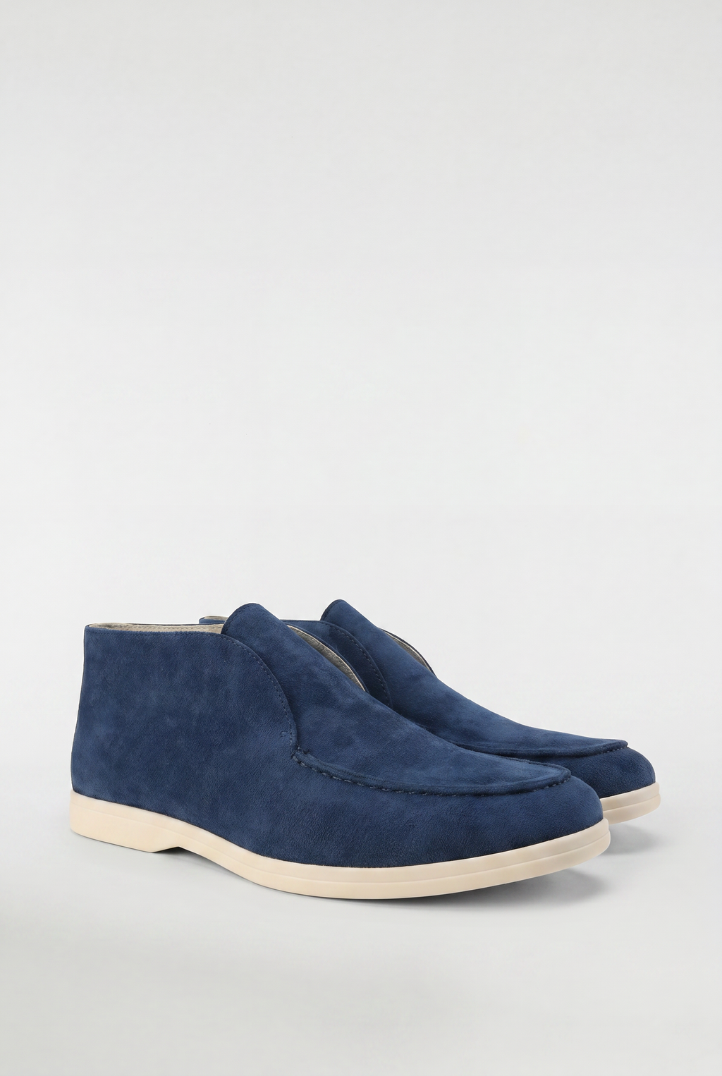 Men's High-Top Suede Loafers