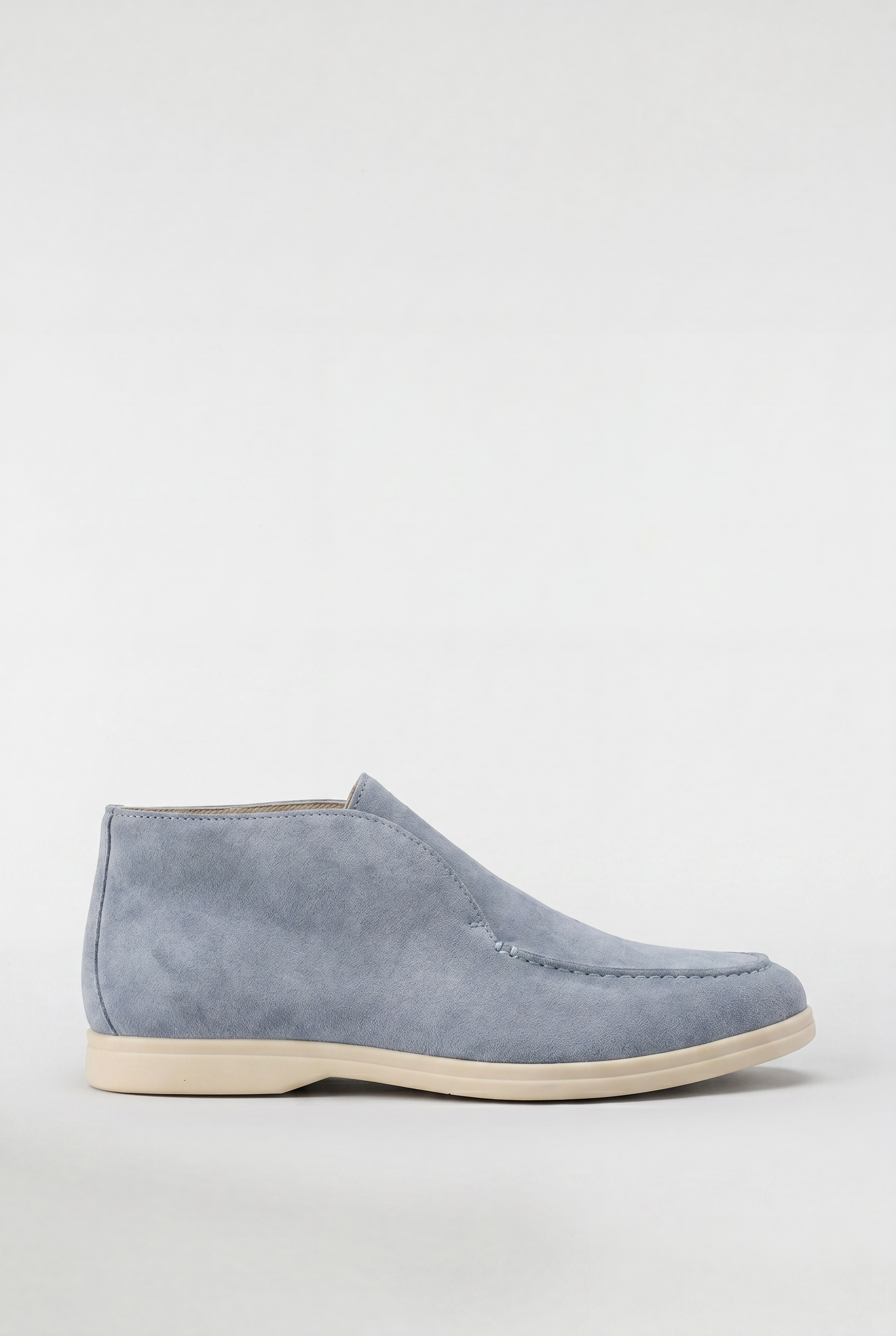Men's High-Top Suede Loafers