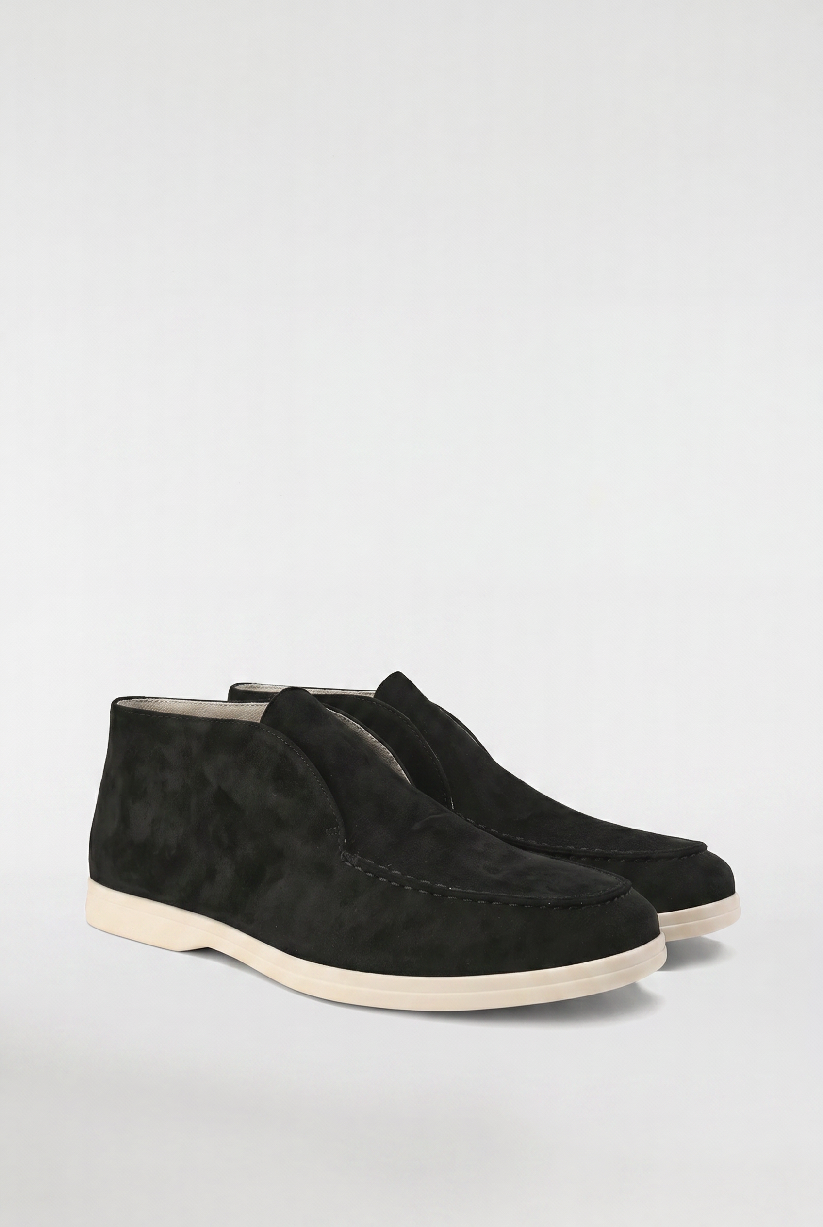Men's High-Top Suede Loafers