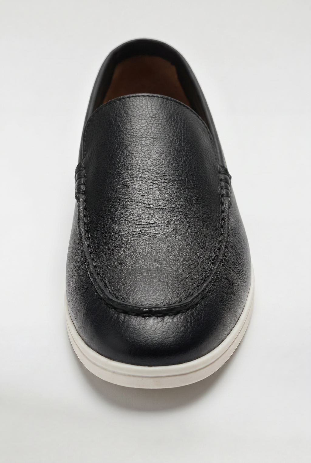 Men's Leather Apron Toe Loafers