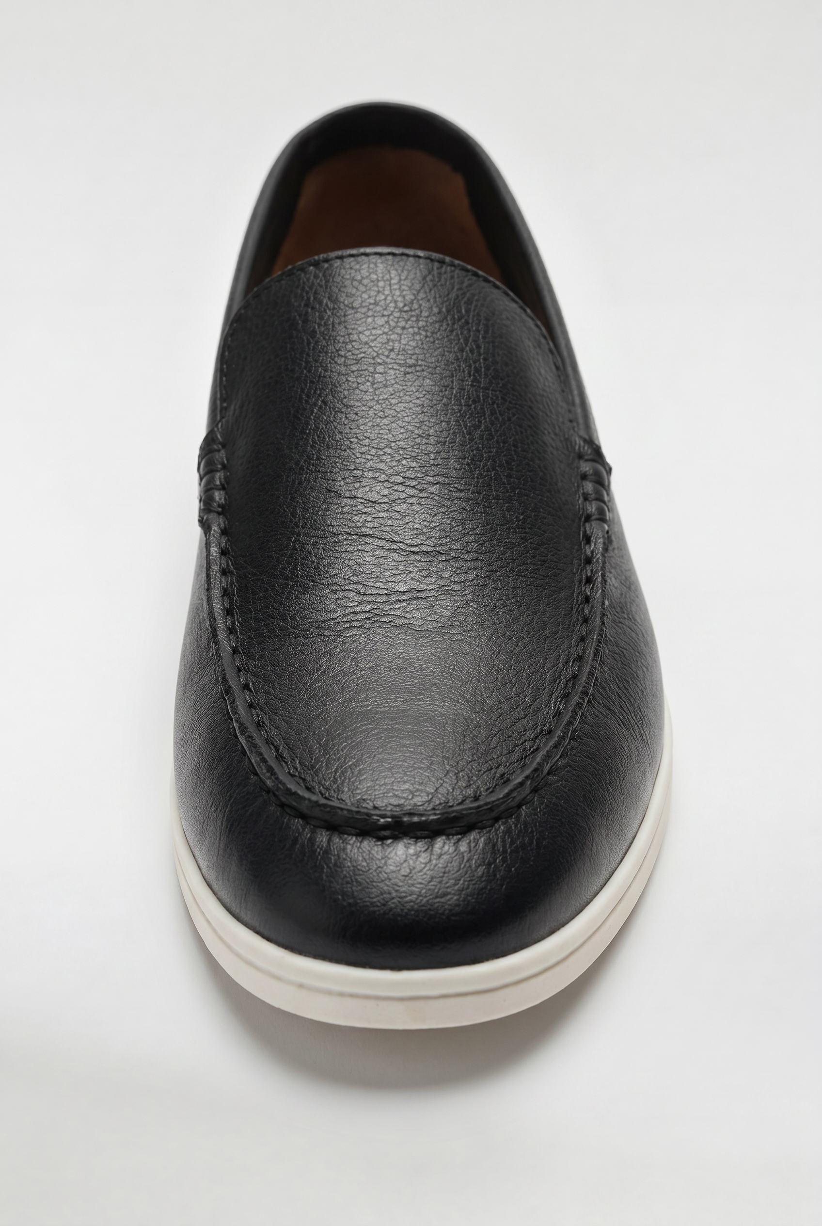 Men's Leather Apron Toe Loafers