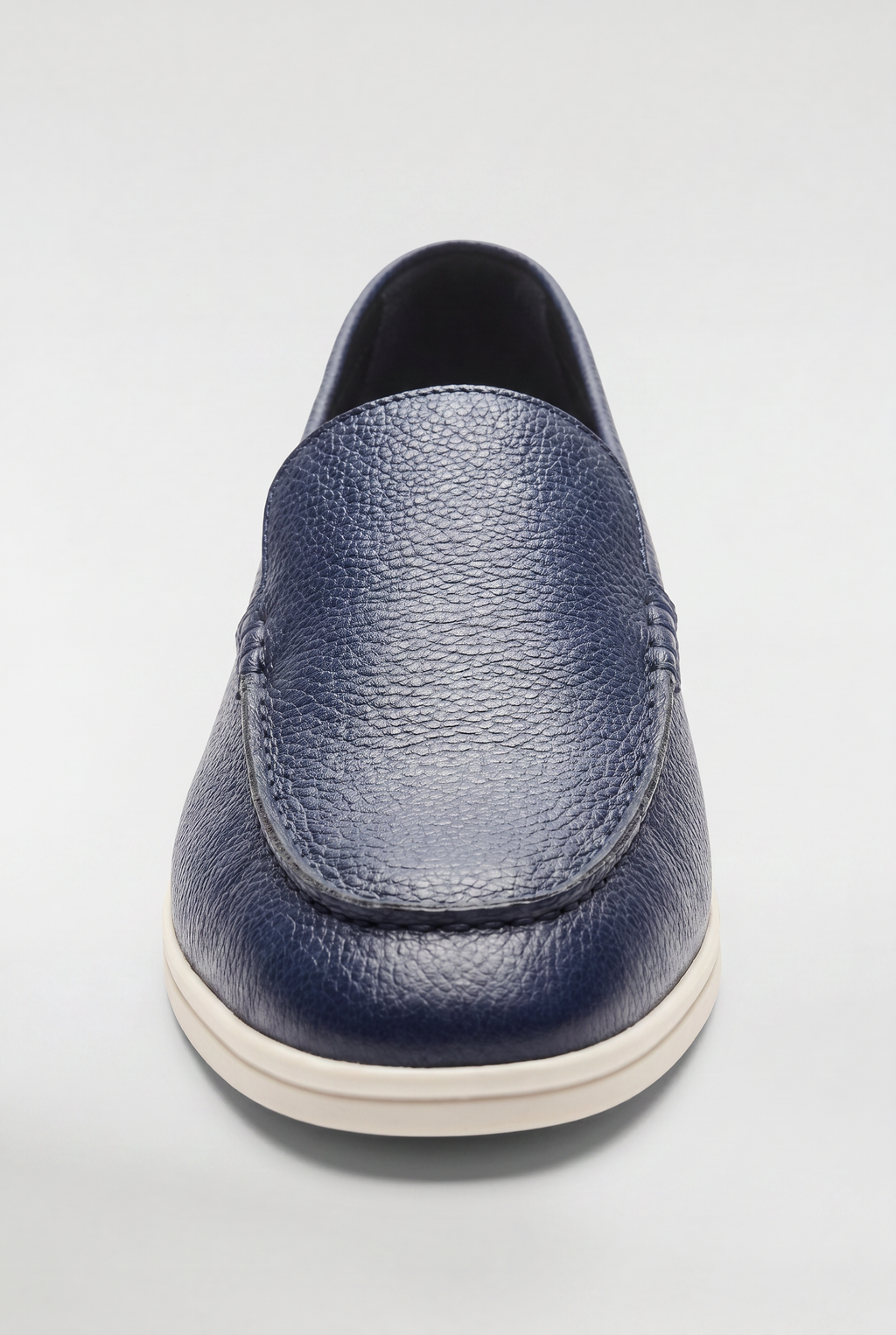 Men's Leather Apron Toe Loafers