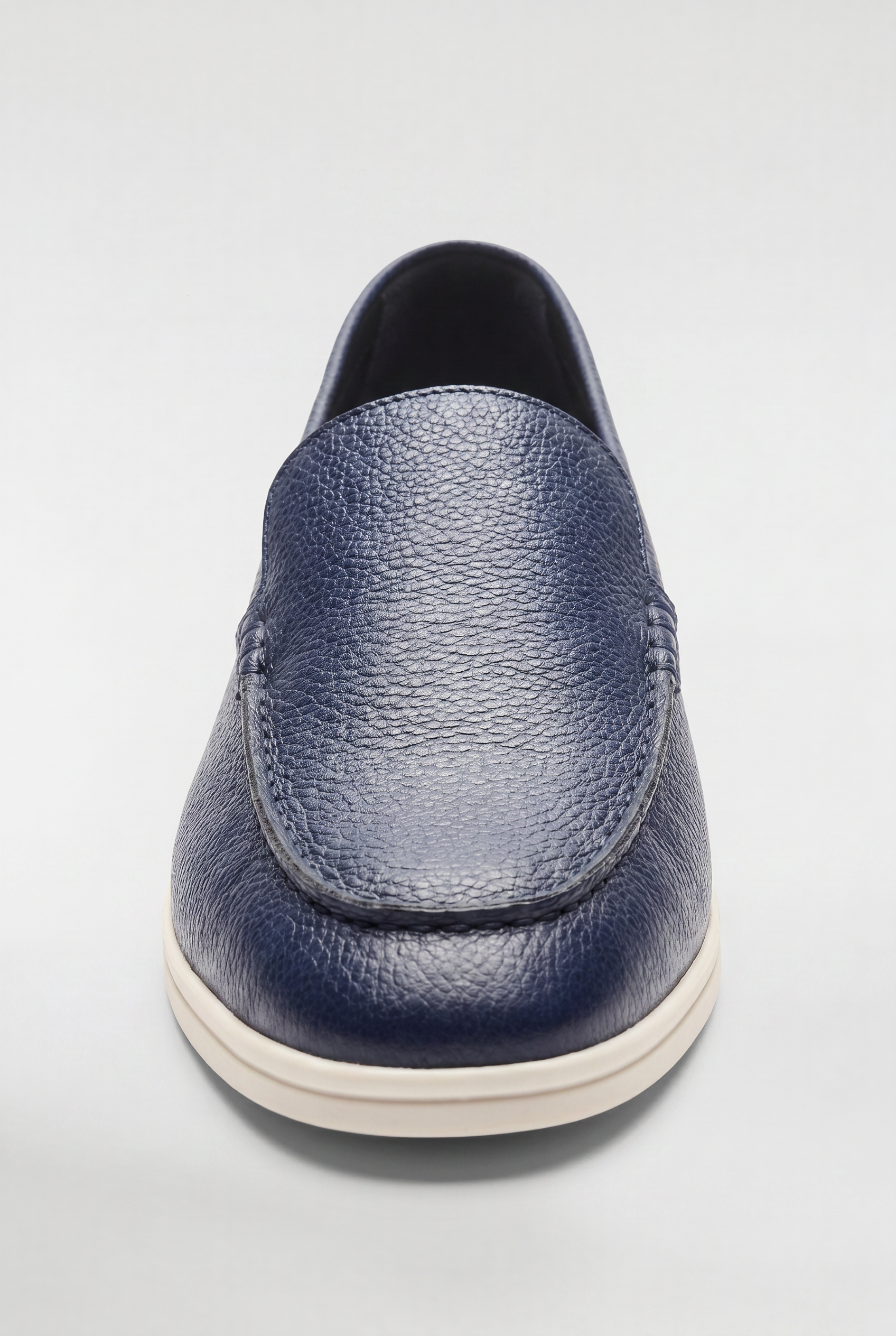 Men's Leather Apron Toe Loafers