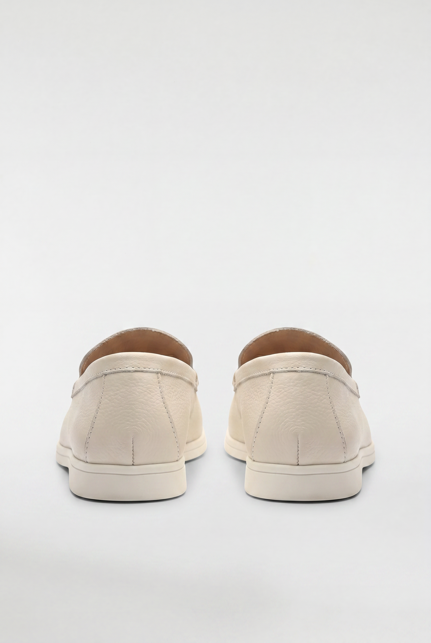 Men's Leather Apron Toe Loafers