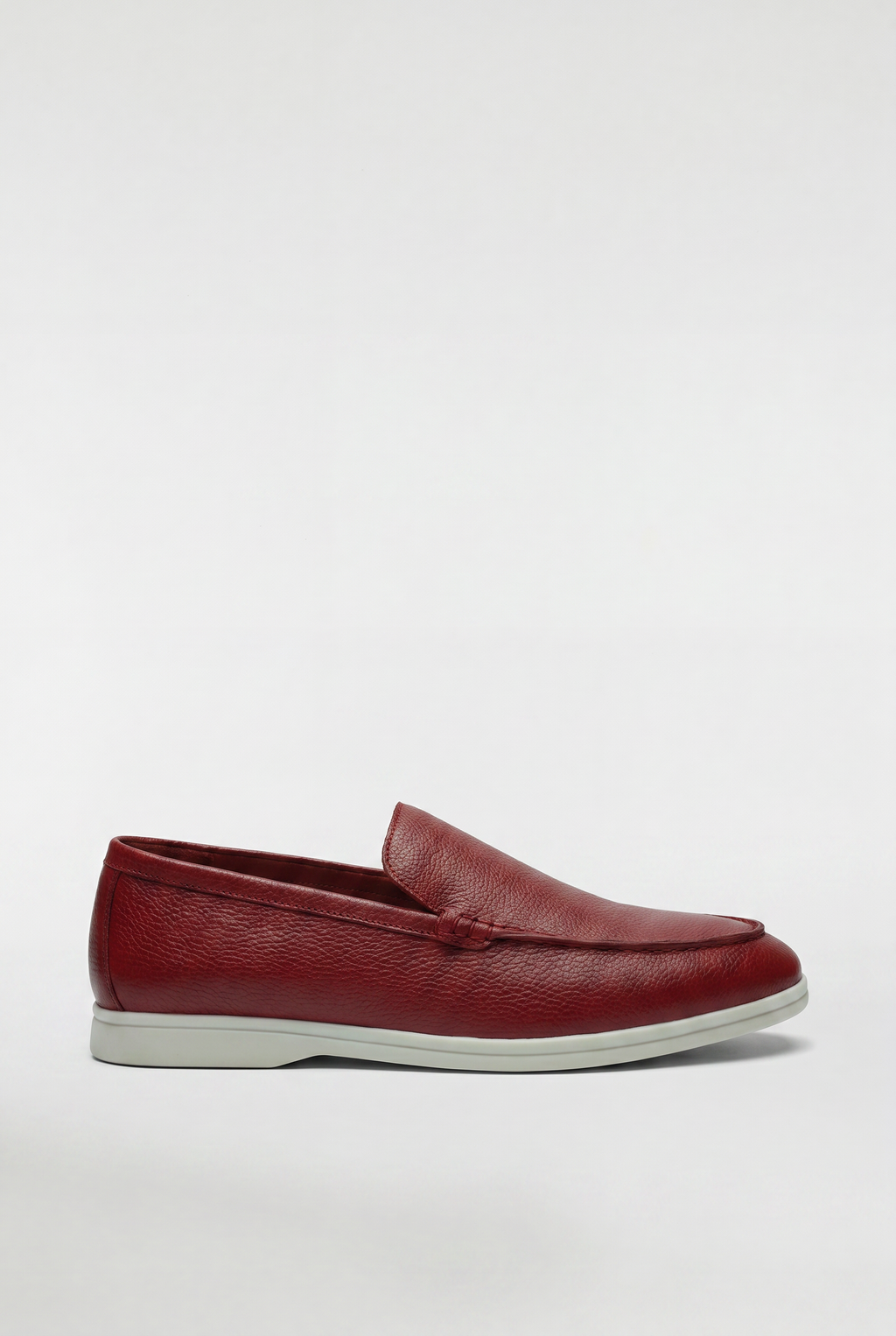 Men's Leather Apron Toe Loafers