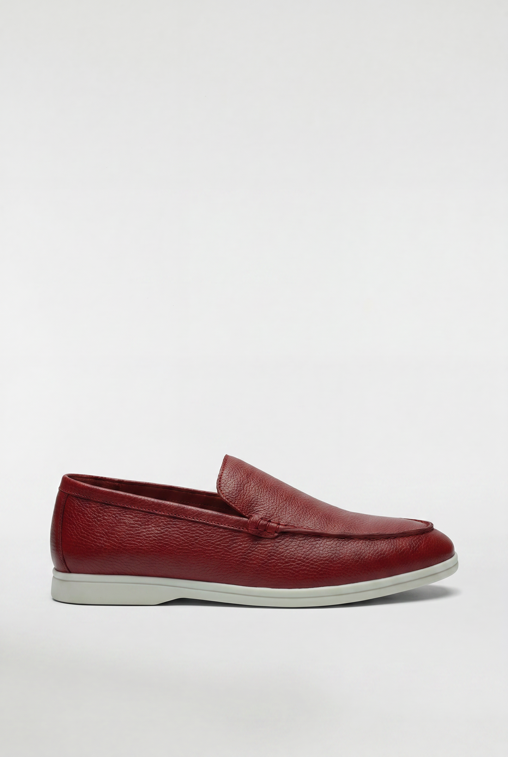 Men's Leather Apron Toe Loafers