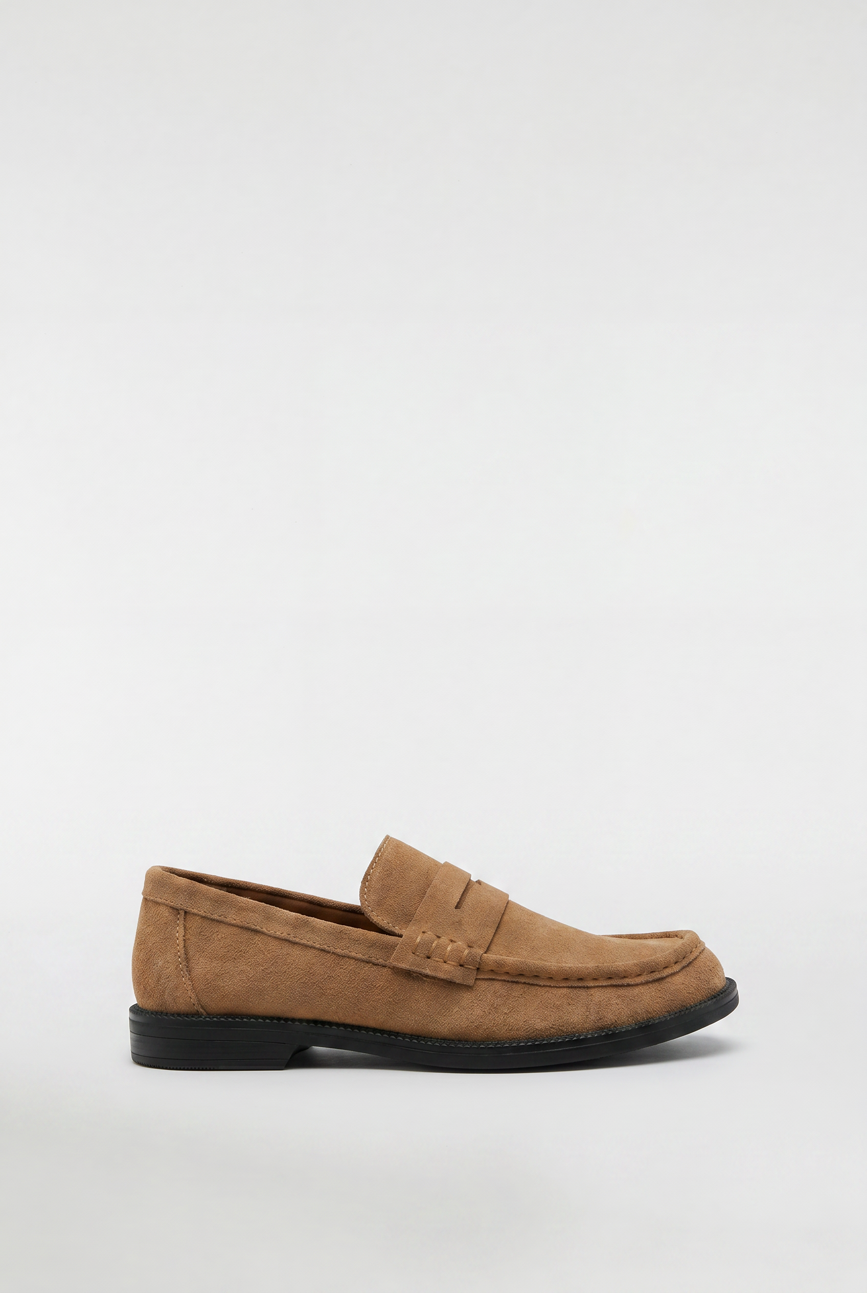 Men's Suede Penny Loafers