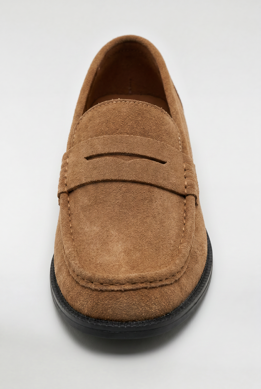 Men's Suede Penny Loafers