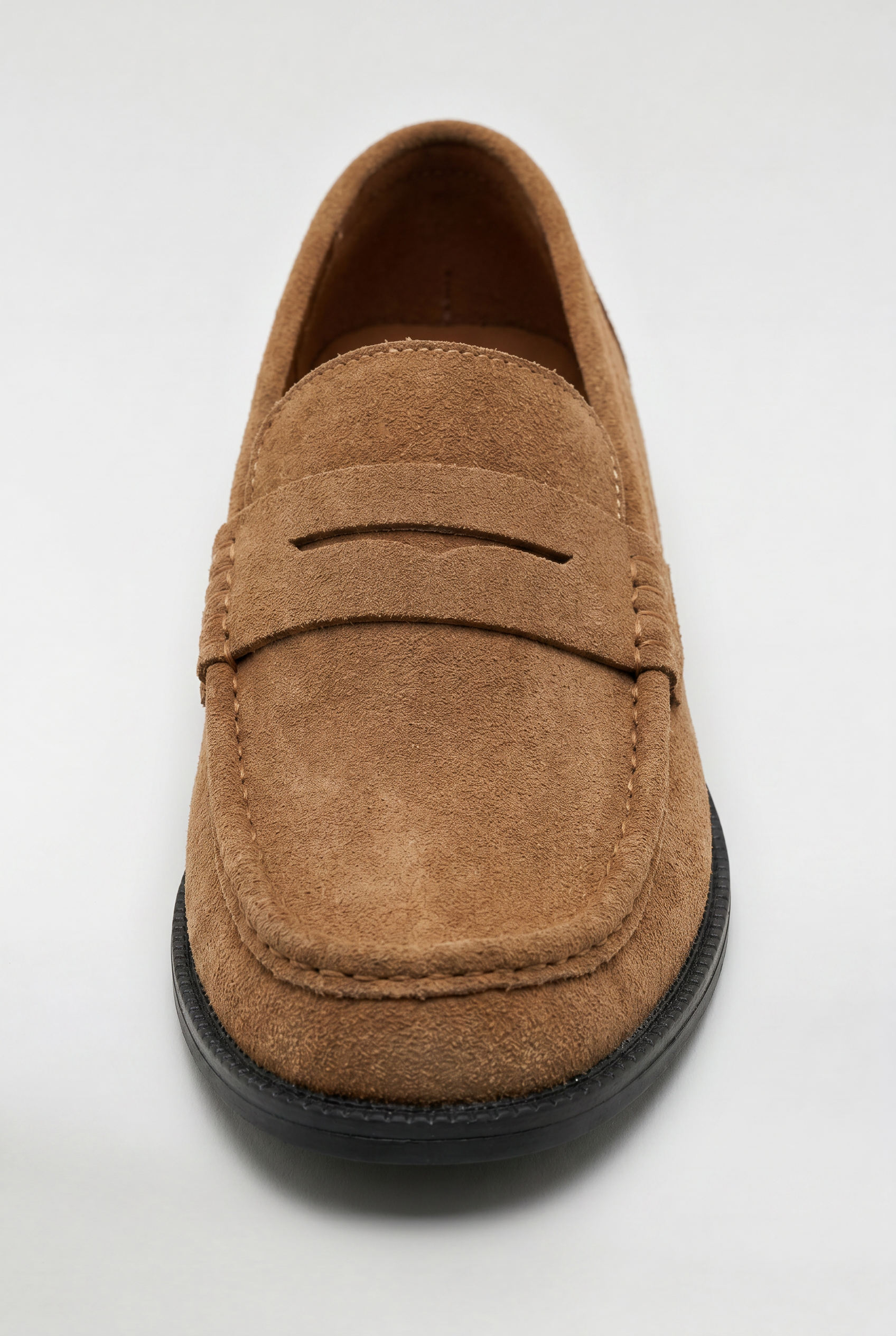 Men's Suede Penny Loafers