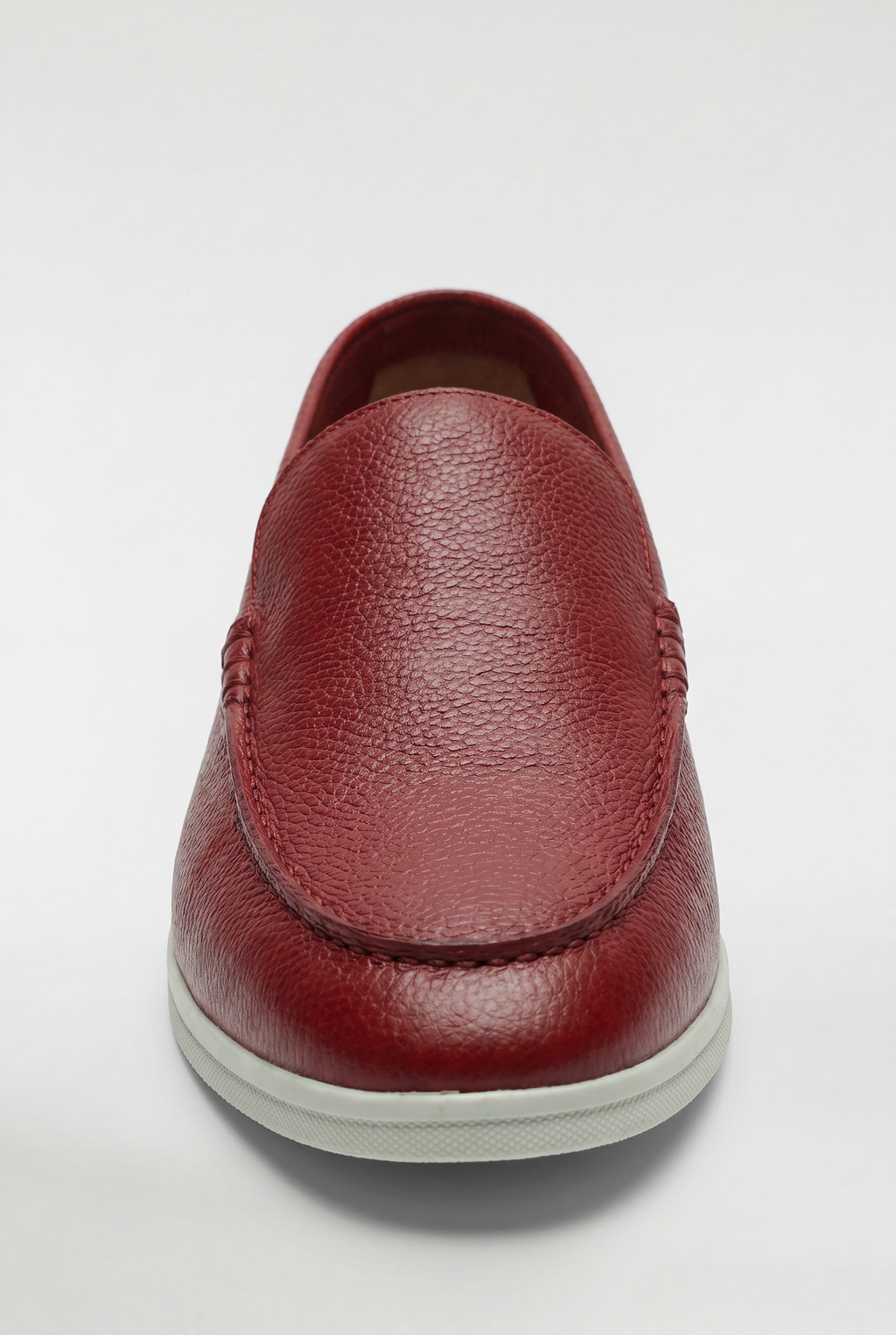Men's Leather Apron Toe Loafers