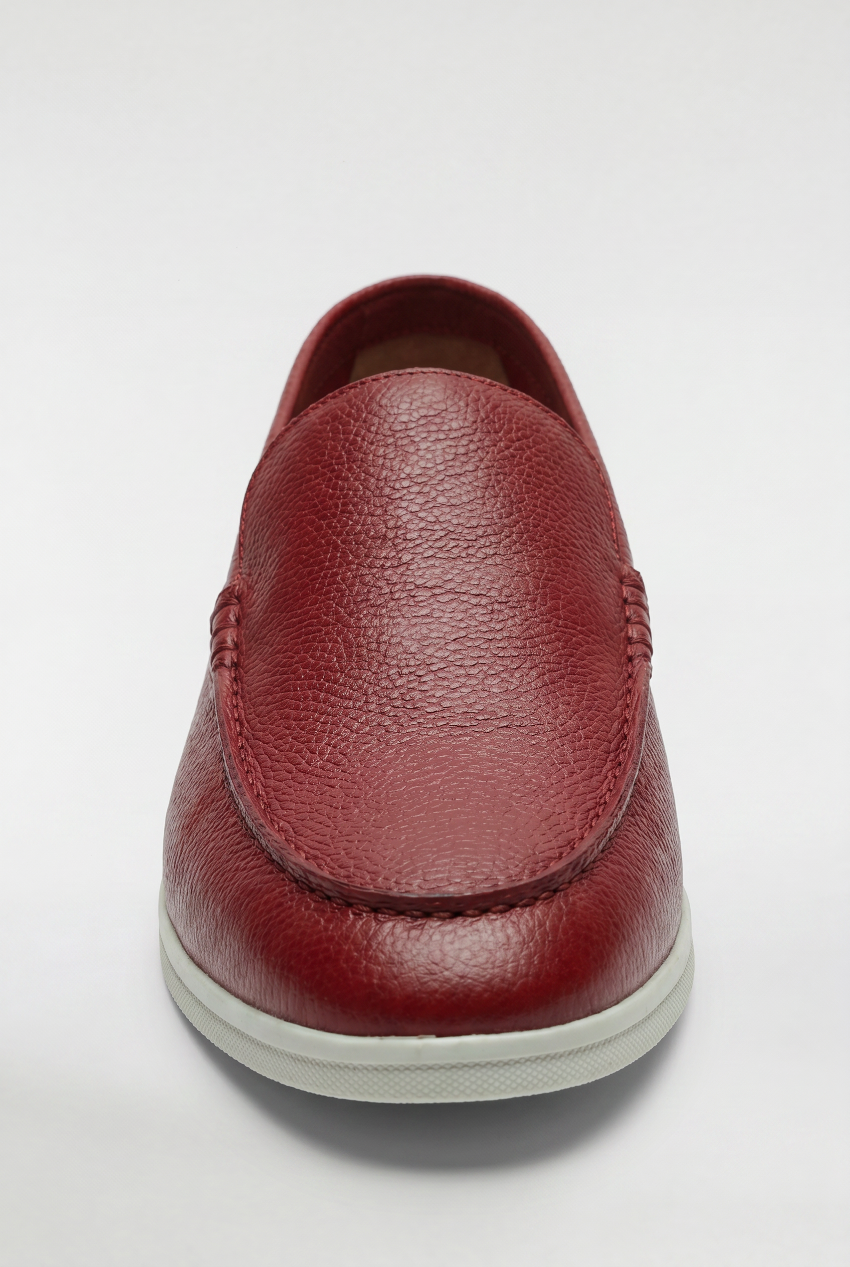 Men's Leather Apron Toe Loafers