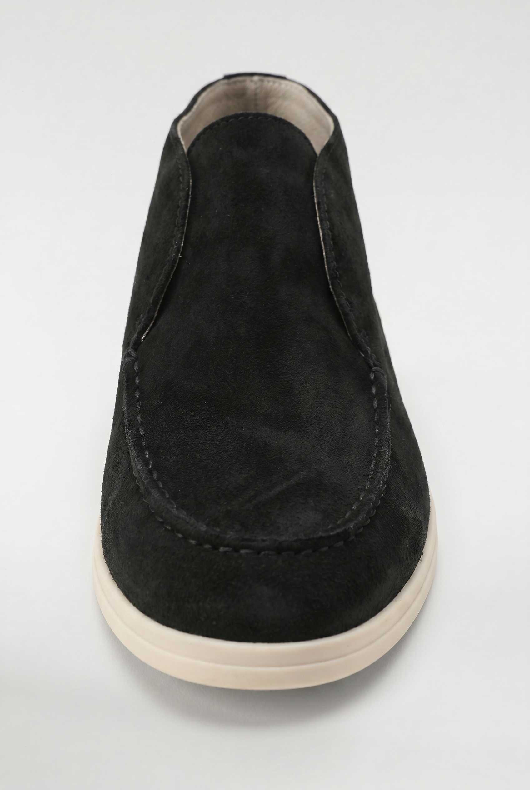 Men's High-Top Suede Loafers