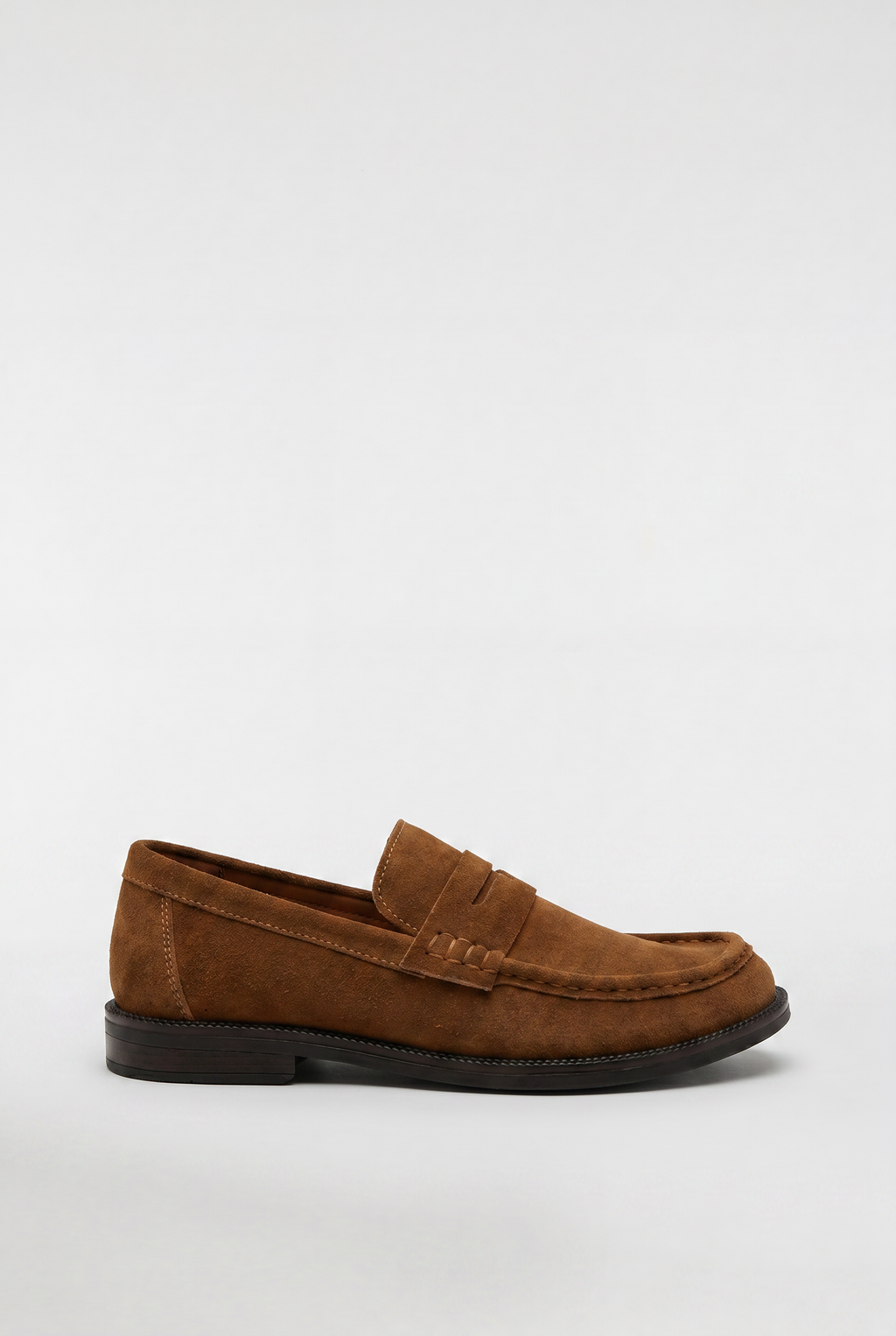 Men's Suede Penny Loafers