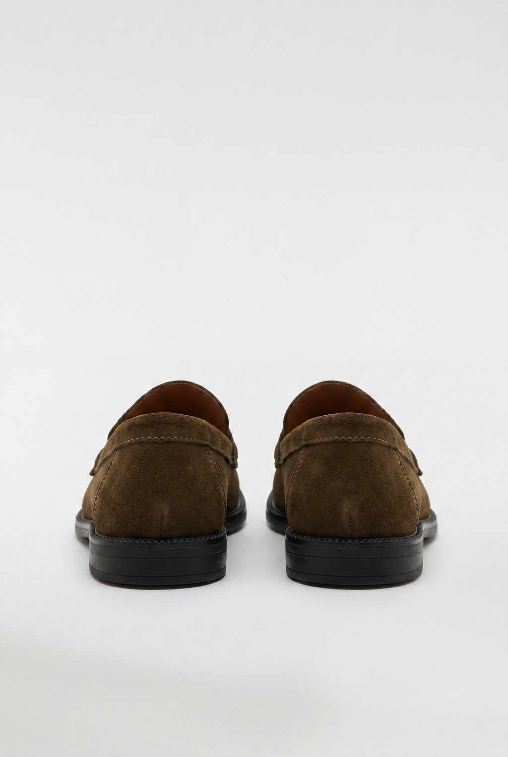 Men's Suede Penny Loafers