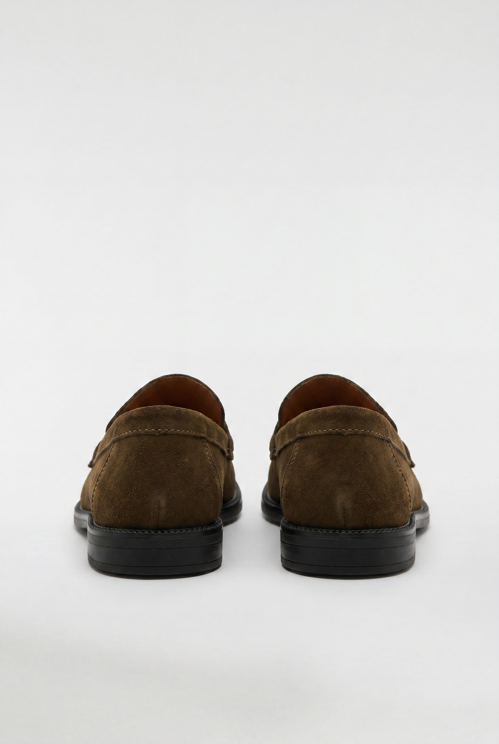 Men's Suede Penny Loafers