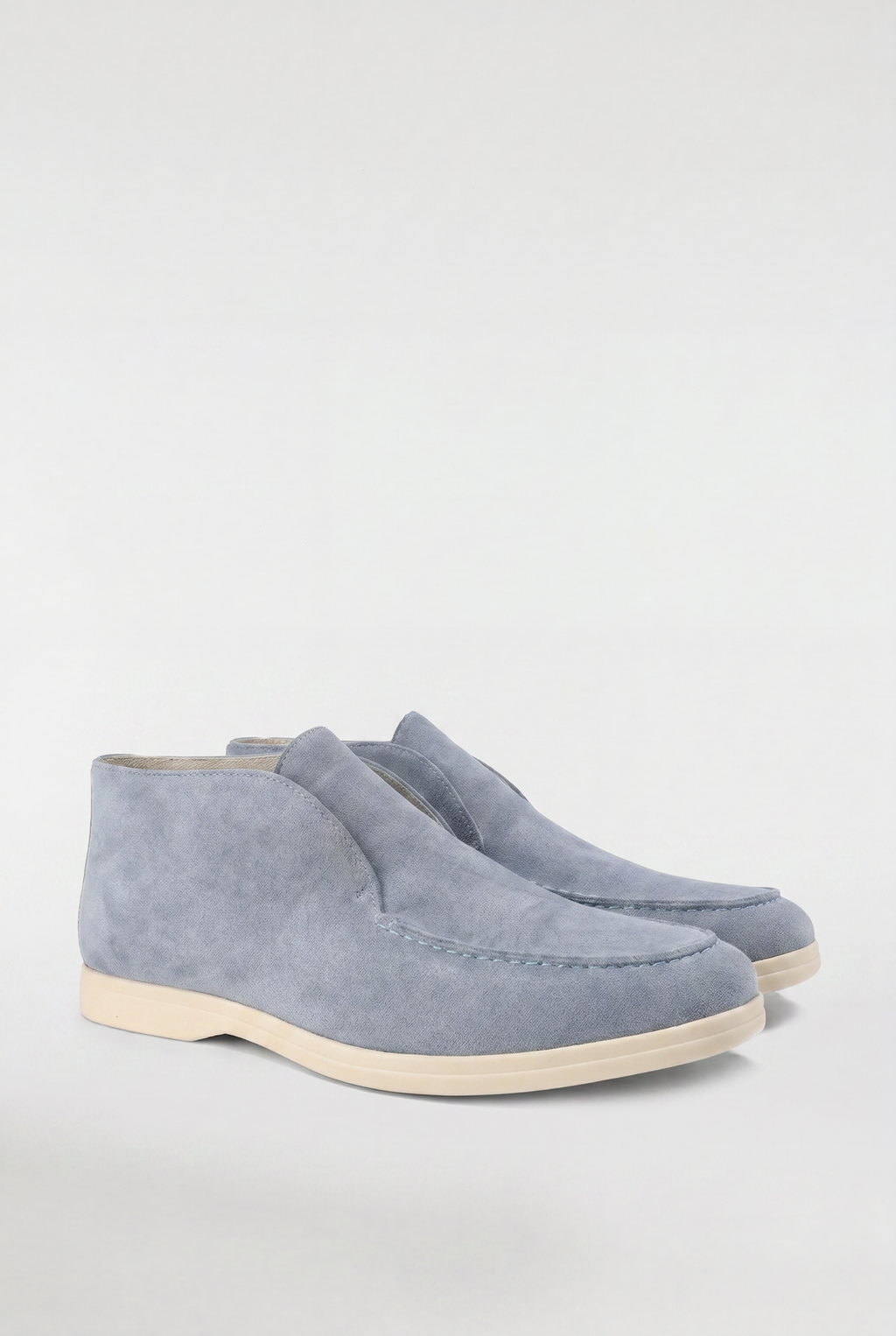 Men's High-Top Suede Loafers