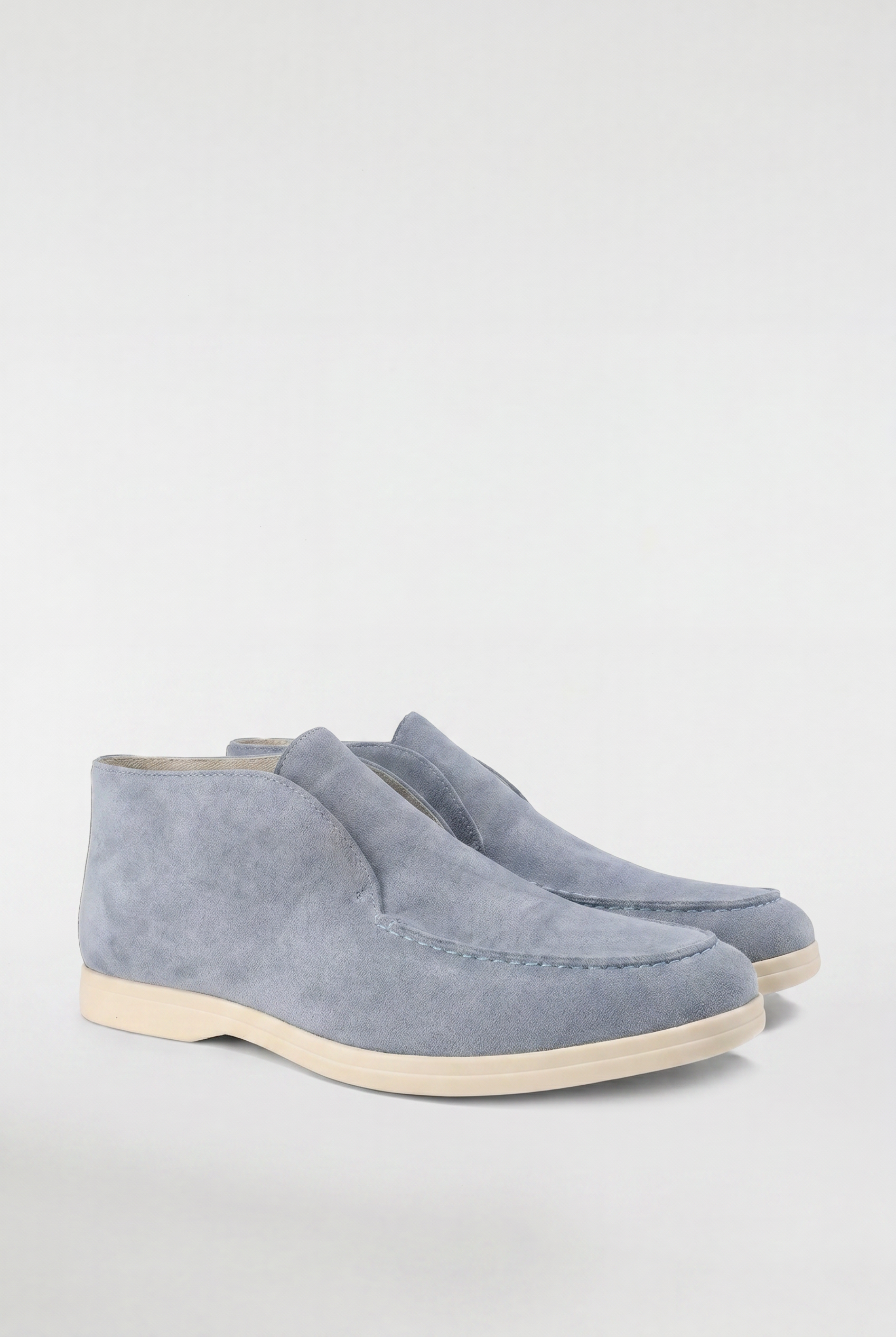 Men's High-Top Suede Loafers