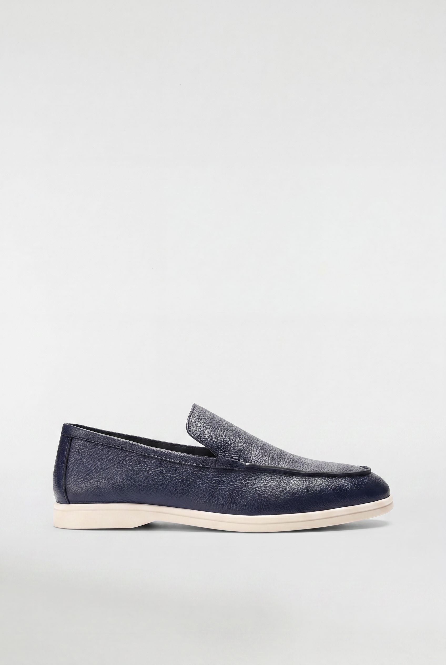 Men's Leather Apron Toe Loafers