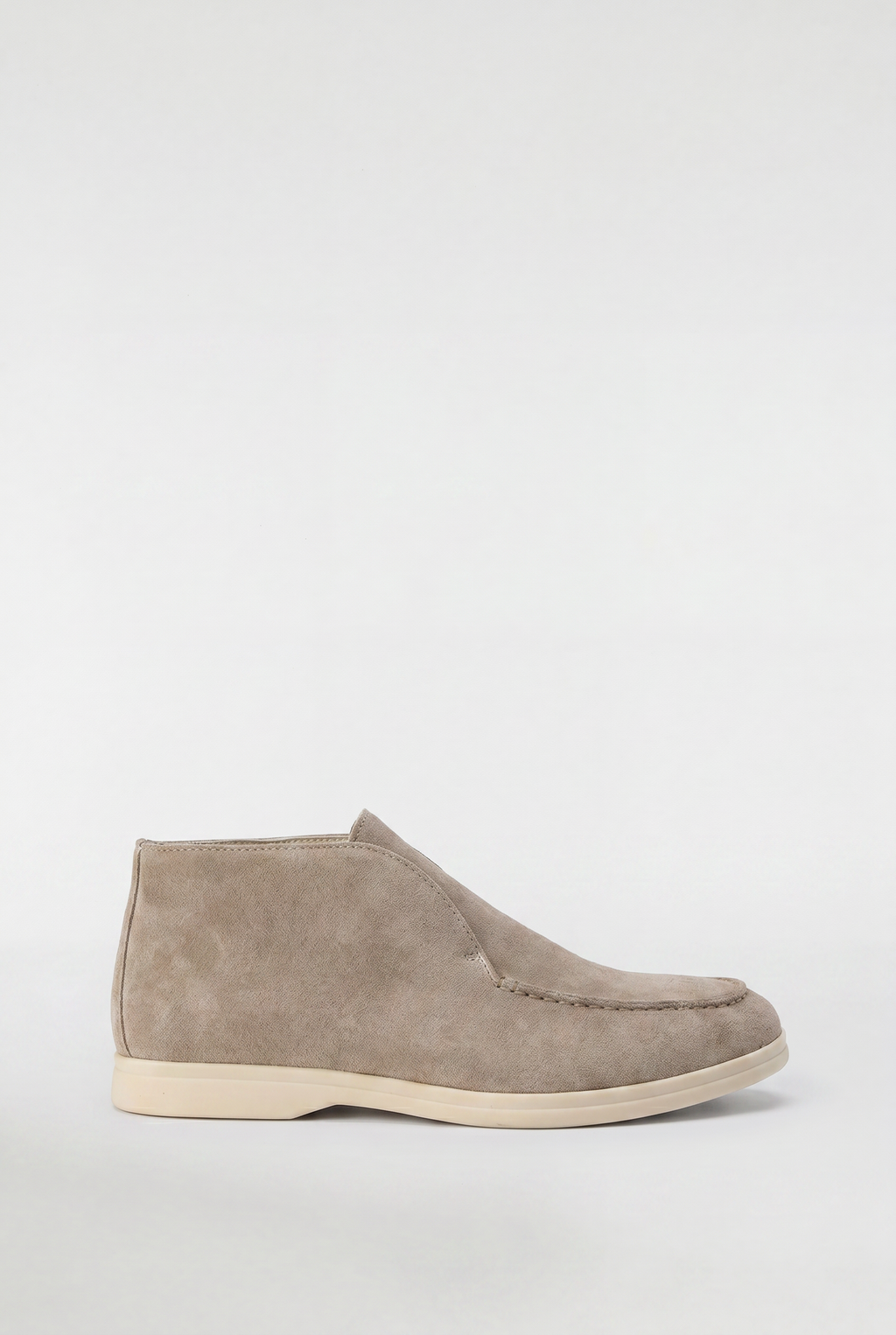 Men's High-Top Suede Loafers