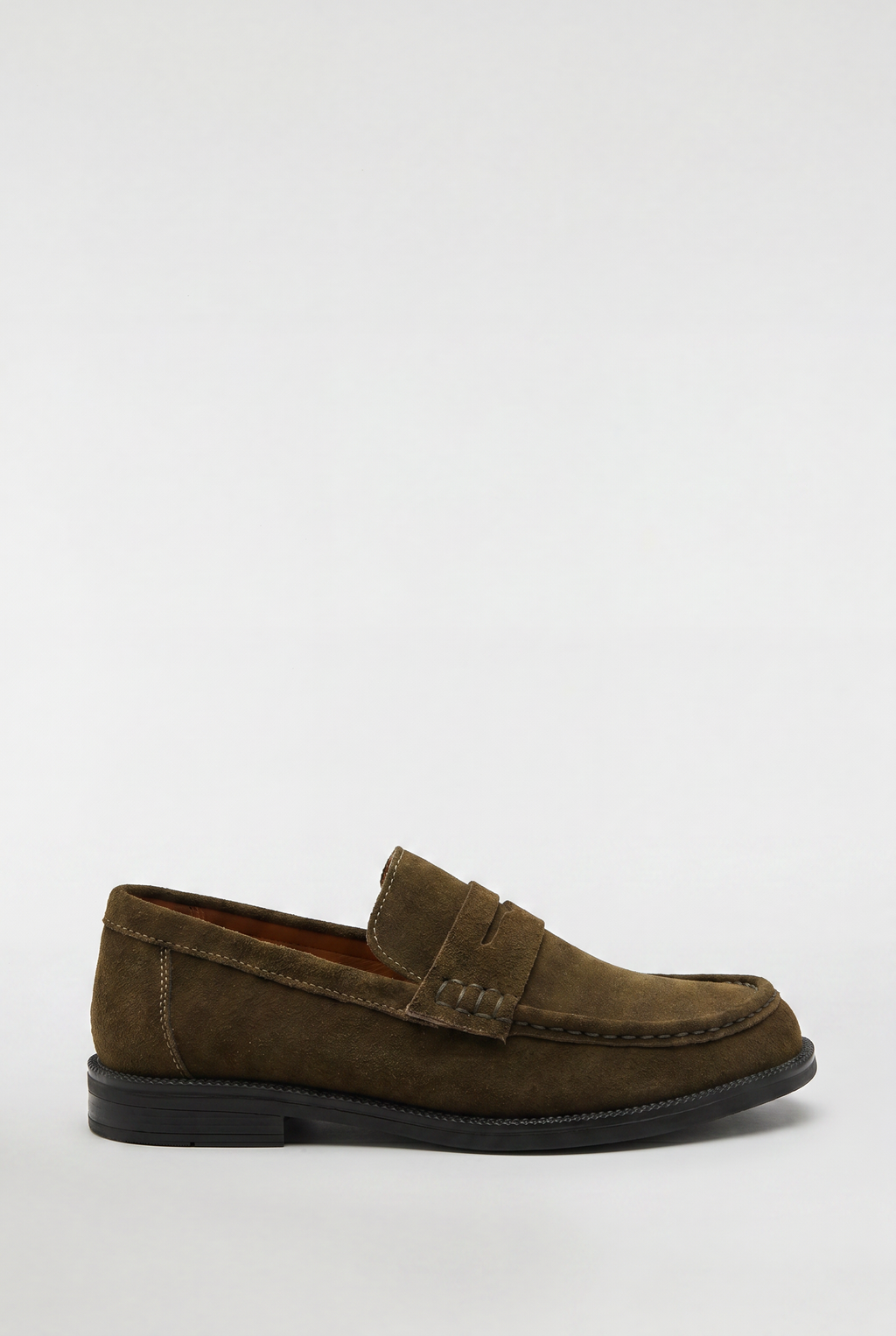 Men's Suede Penny Loafers