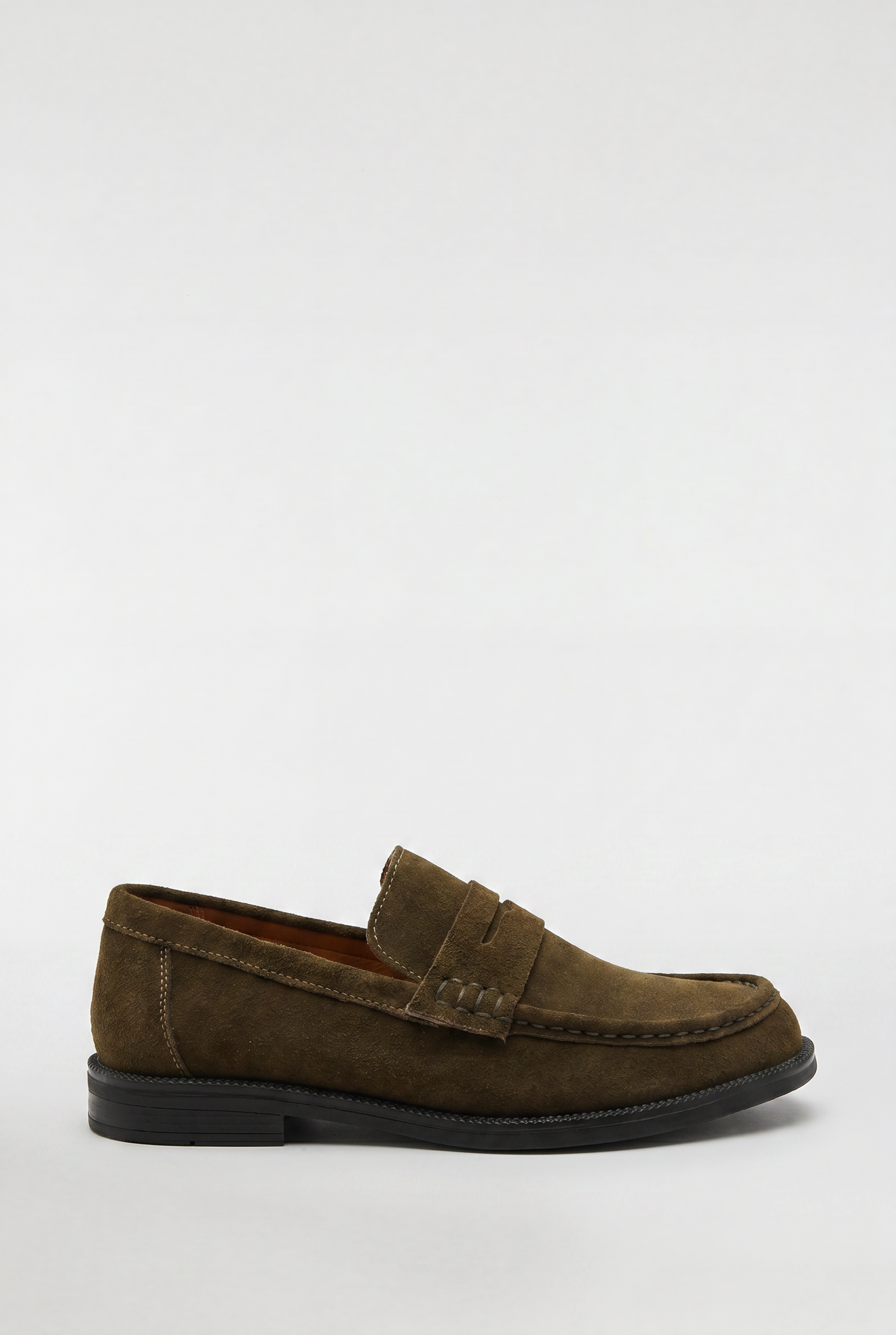 Men's Suede Penny Loafers