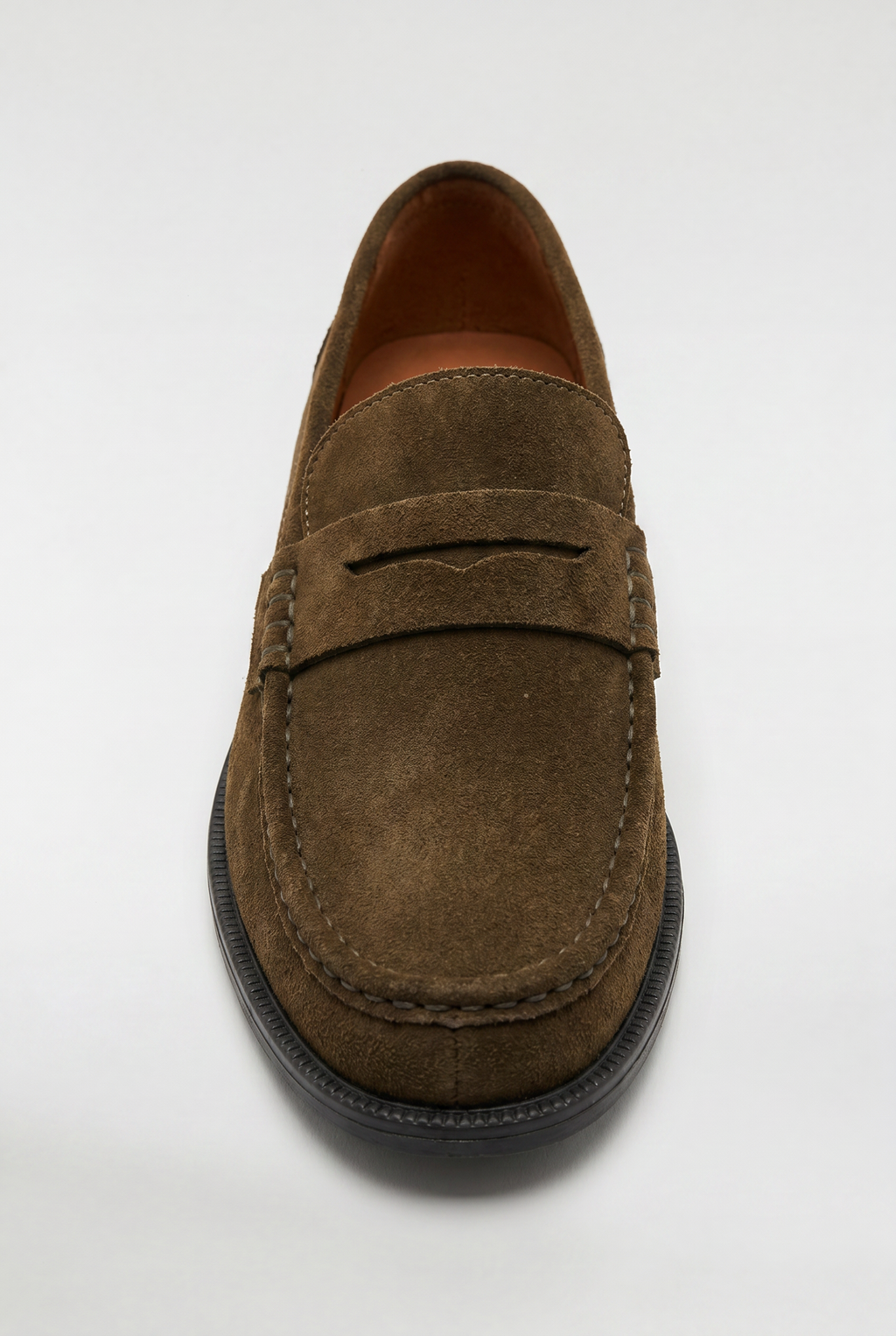 Men's Suede Penny Loafers