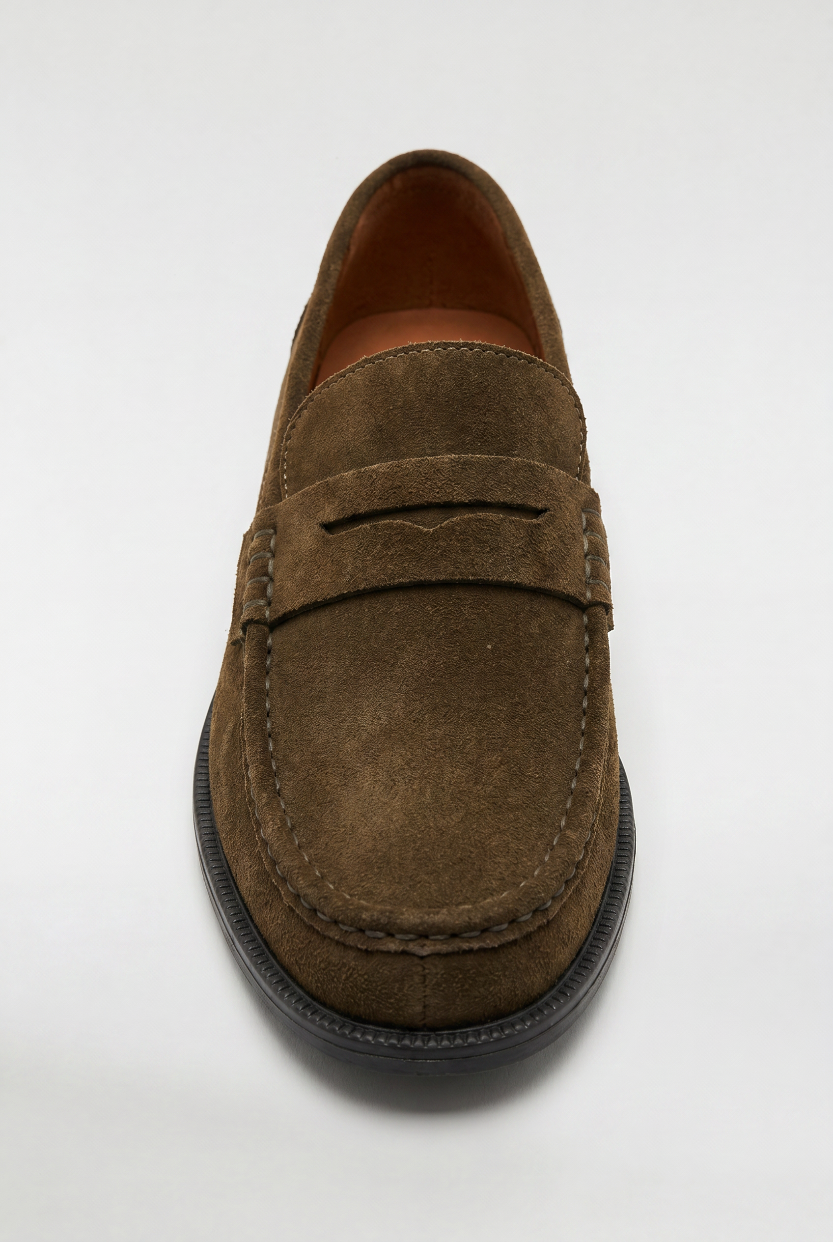 Men's Suede Penny Loafers