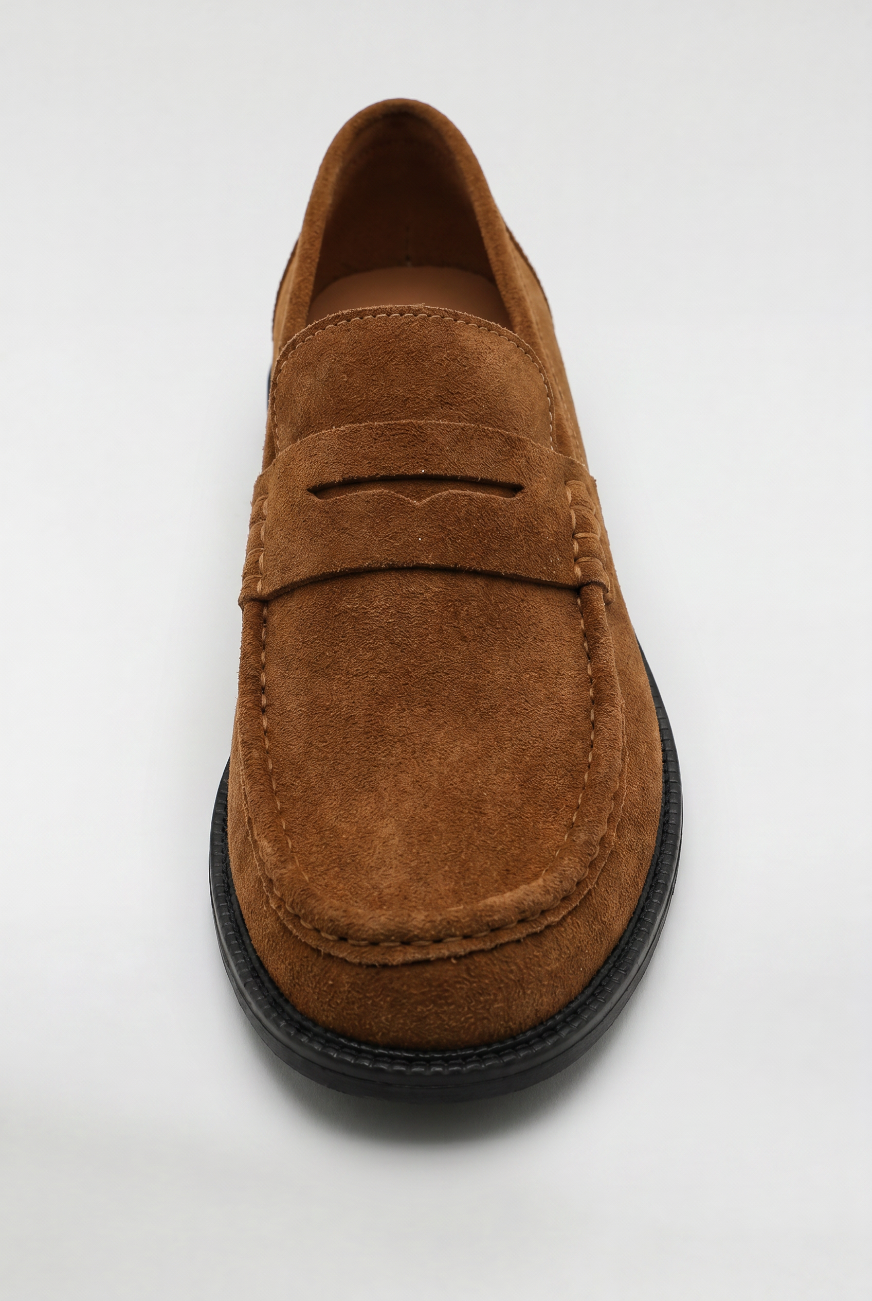 Men's Suede Penny Loafers