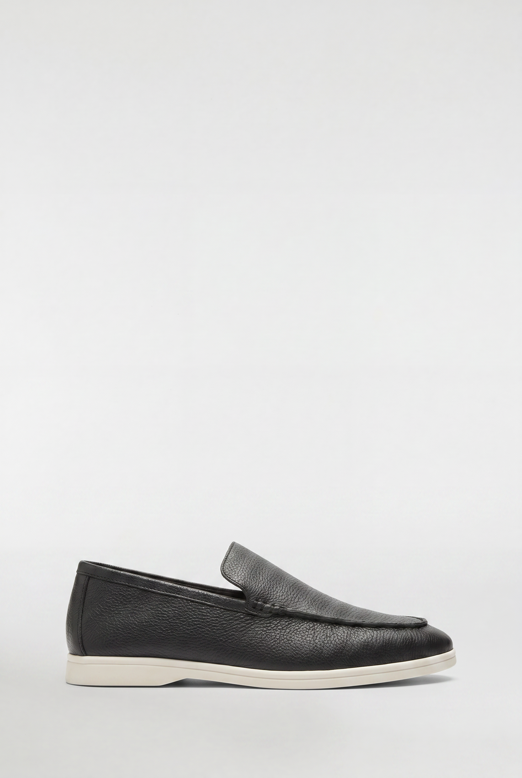 Men's Leather Apron Toe Loafers