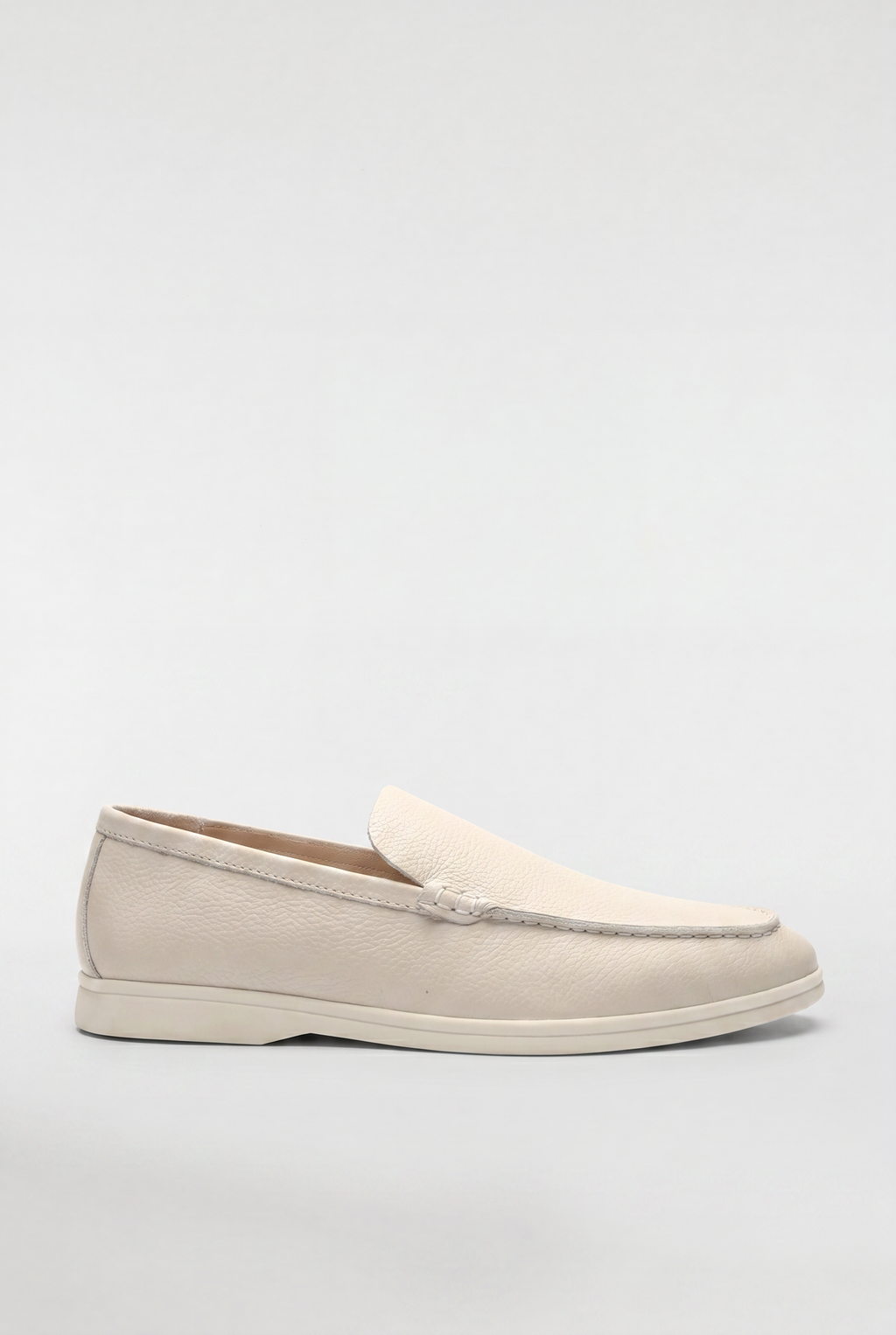 Men's Leather Apron Toe Loafers