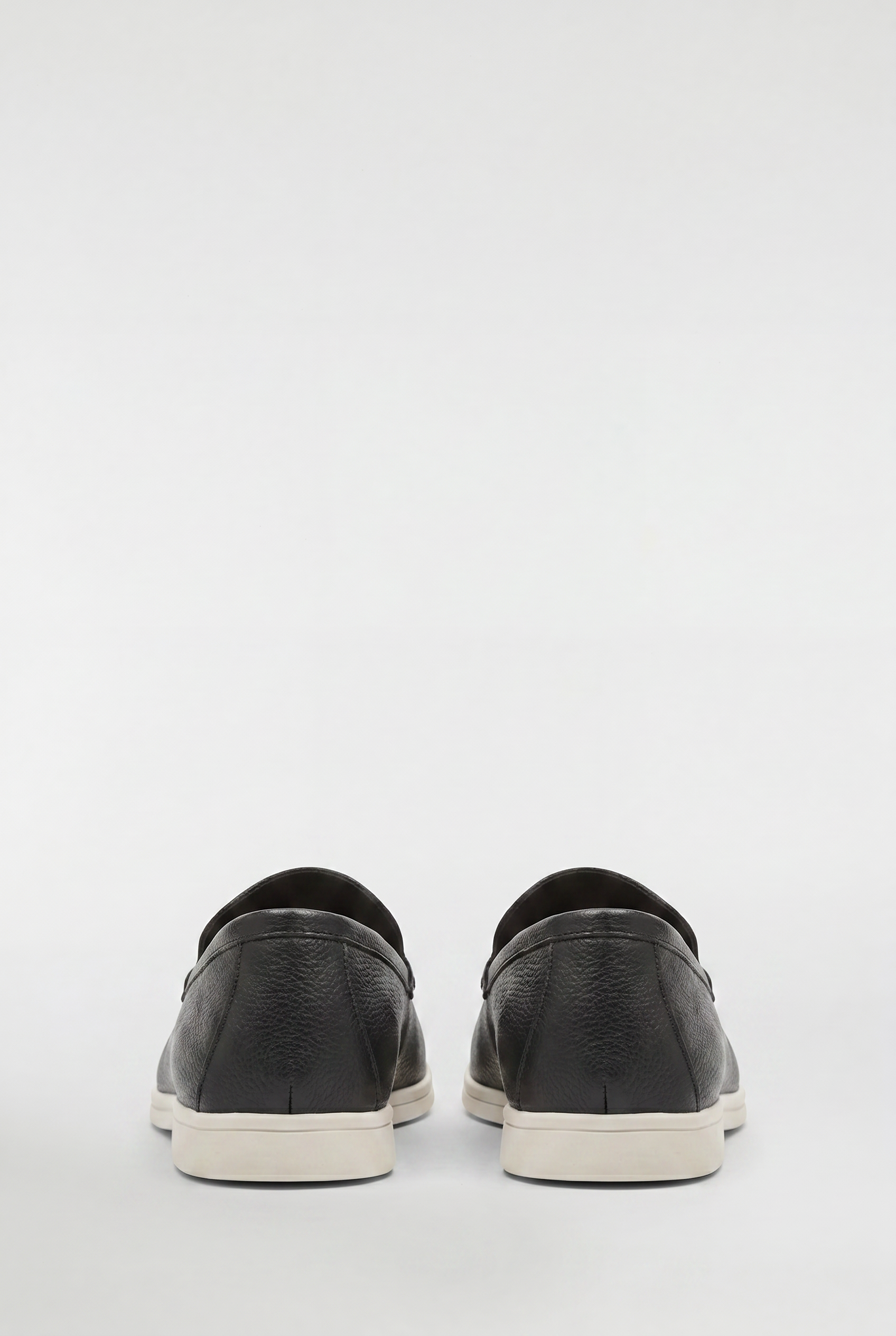Men's Leather Apron Toe Loafers