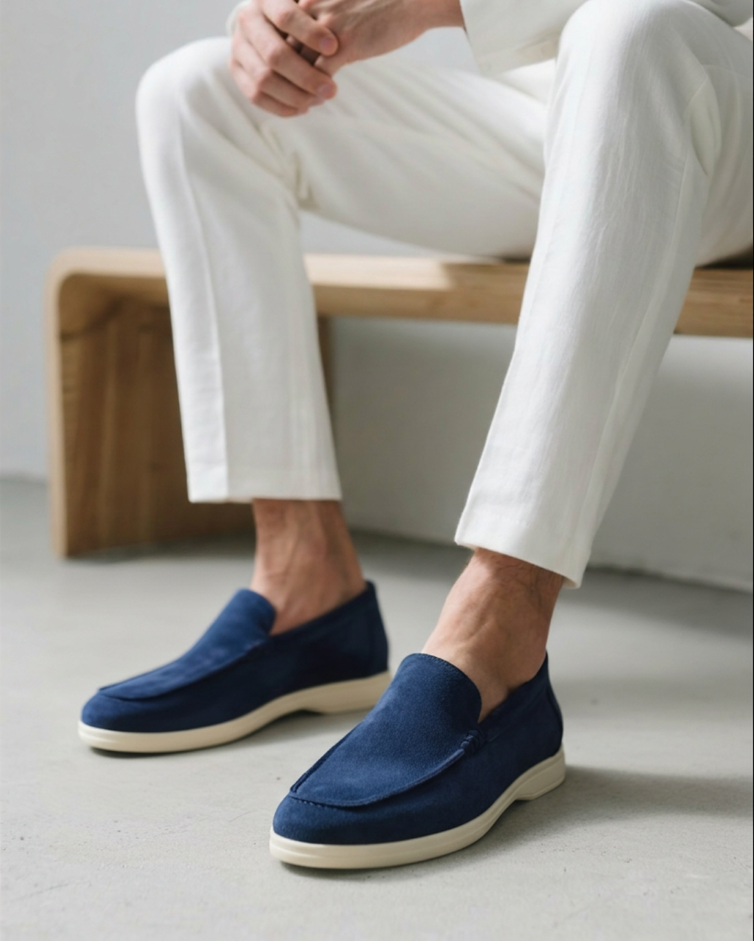 Men’s Old Money Suede Loafers